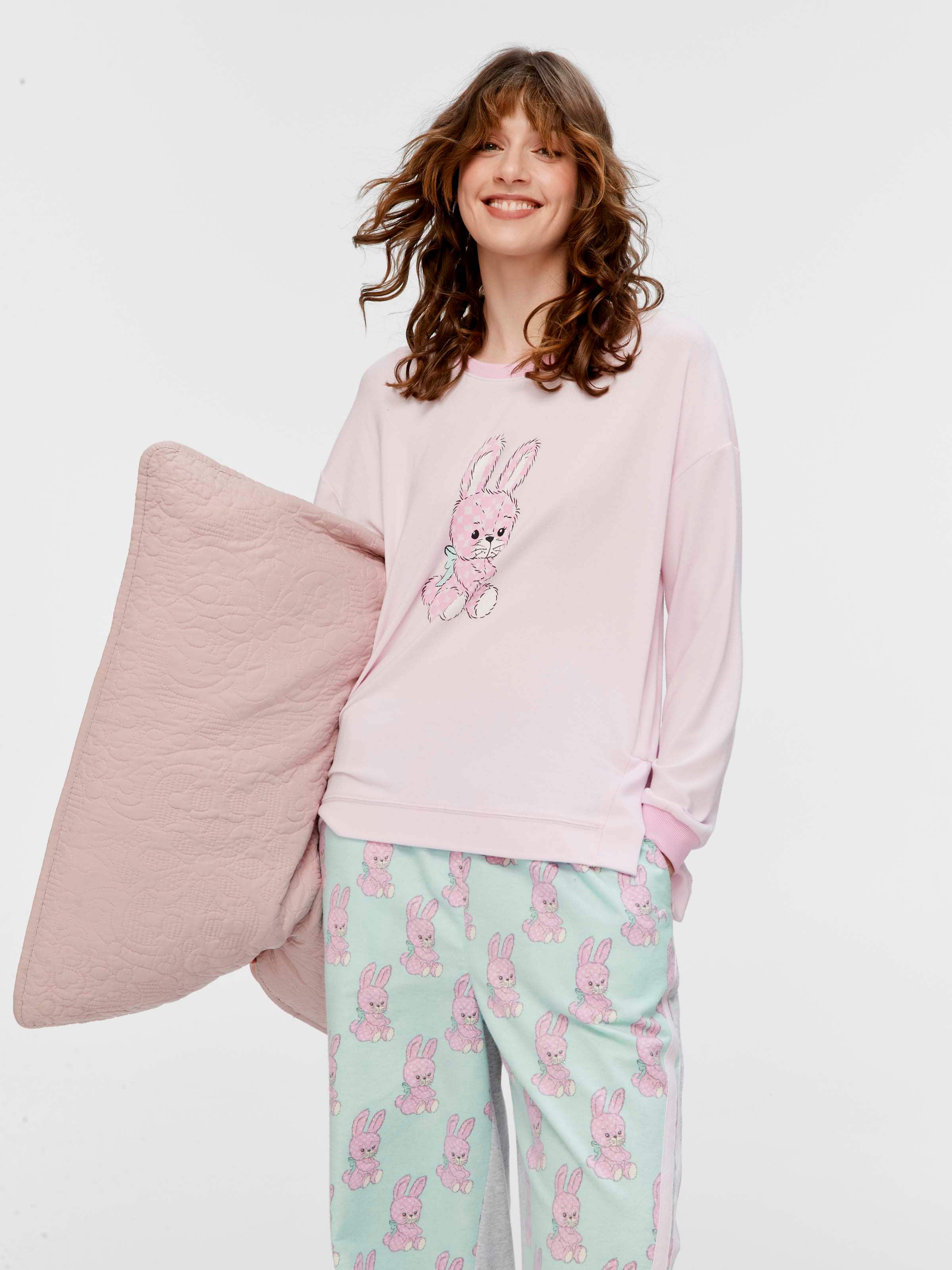 Soft Bunny Plush Sweater