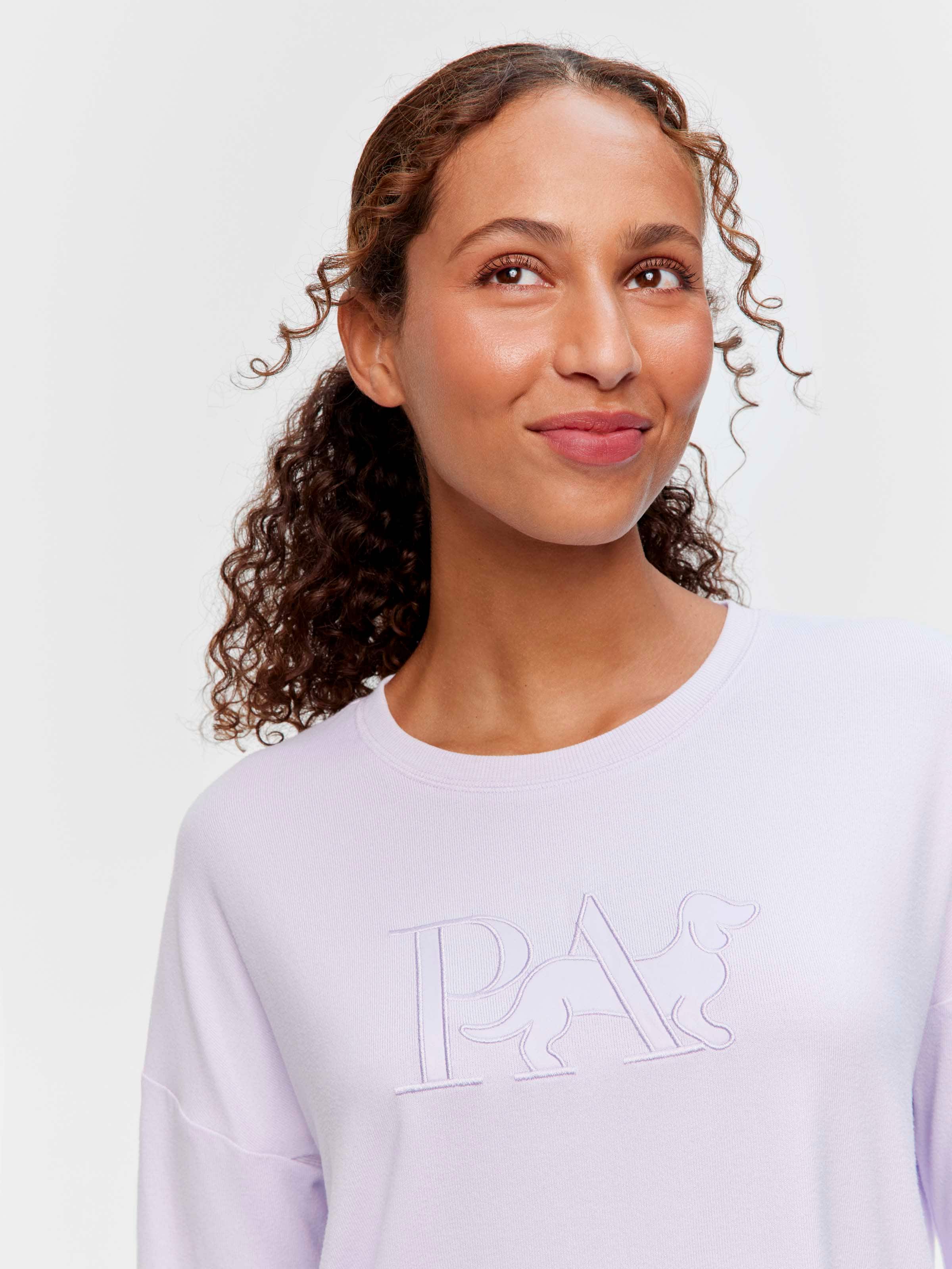 Most Popular Lilac Logo Plush Sweater