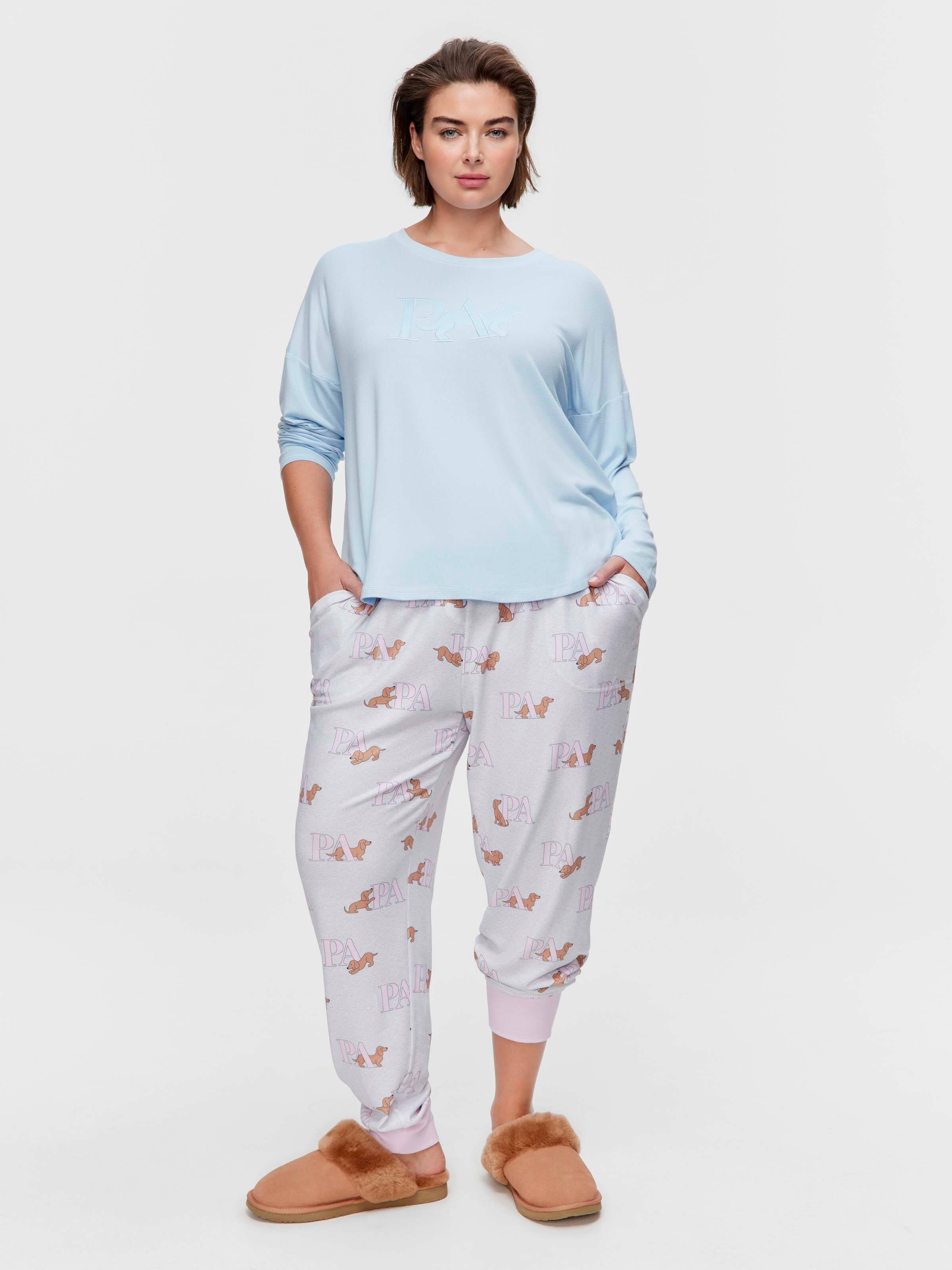 P.A. Plus Blue Logo Plush Sweater