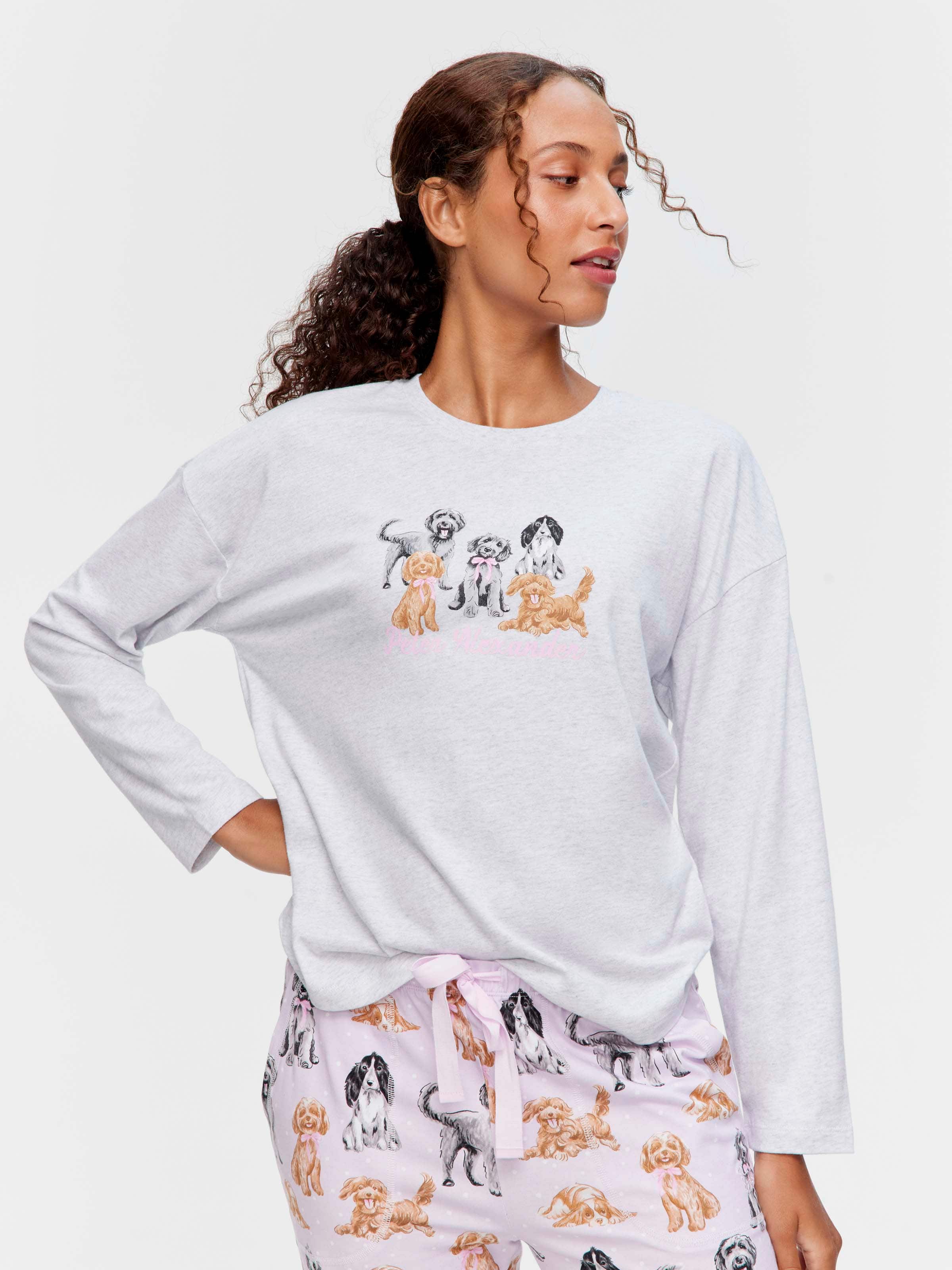 All The Dogs 100% Cotton Long Sleeve Top