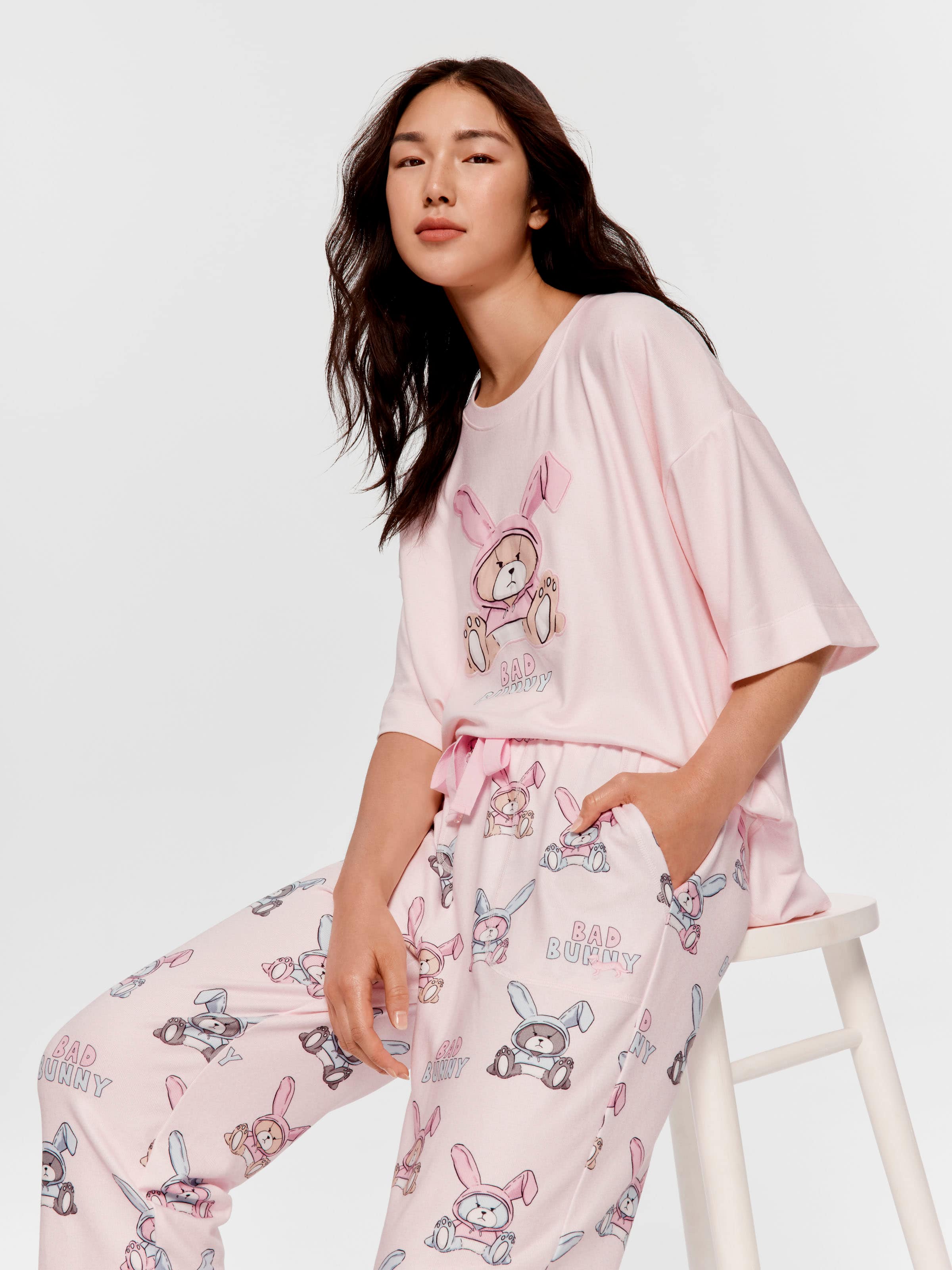 Bad Bunny Plush Easy Pj Pant