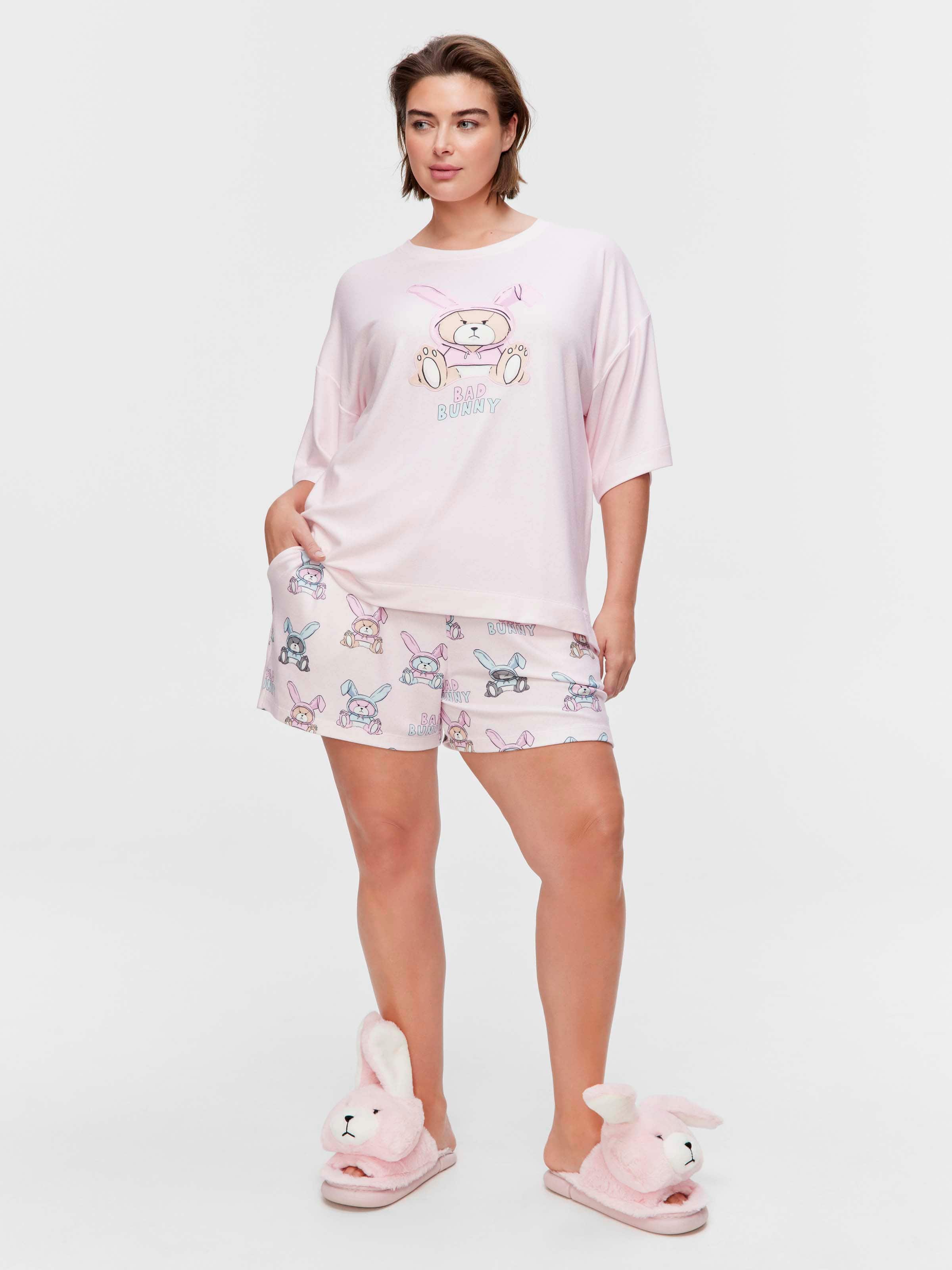 P.A. Plus Bad Bunny Plush Oversized Tee