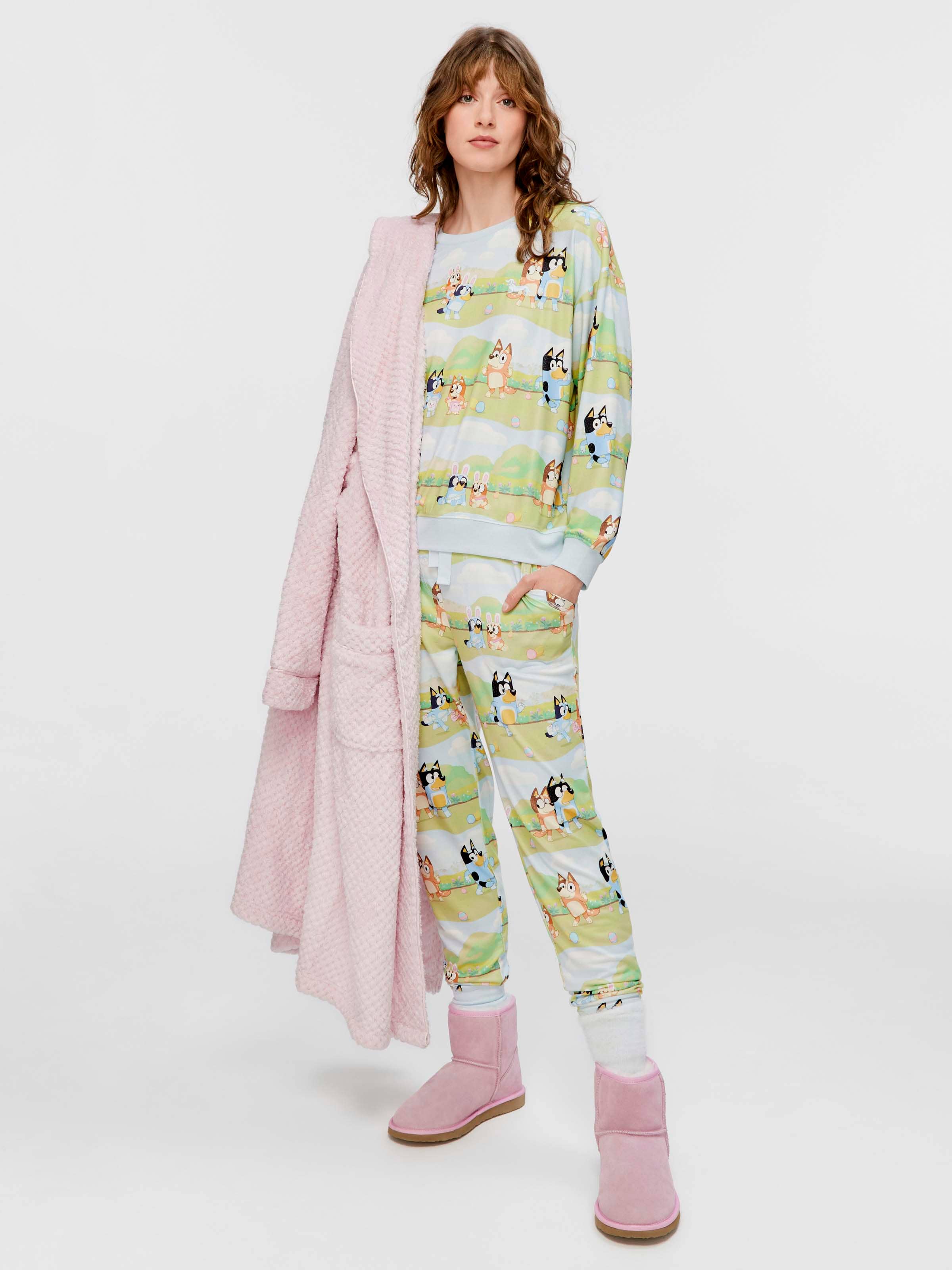 Bluey Easter Plush Long Pj Set