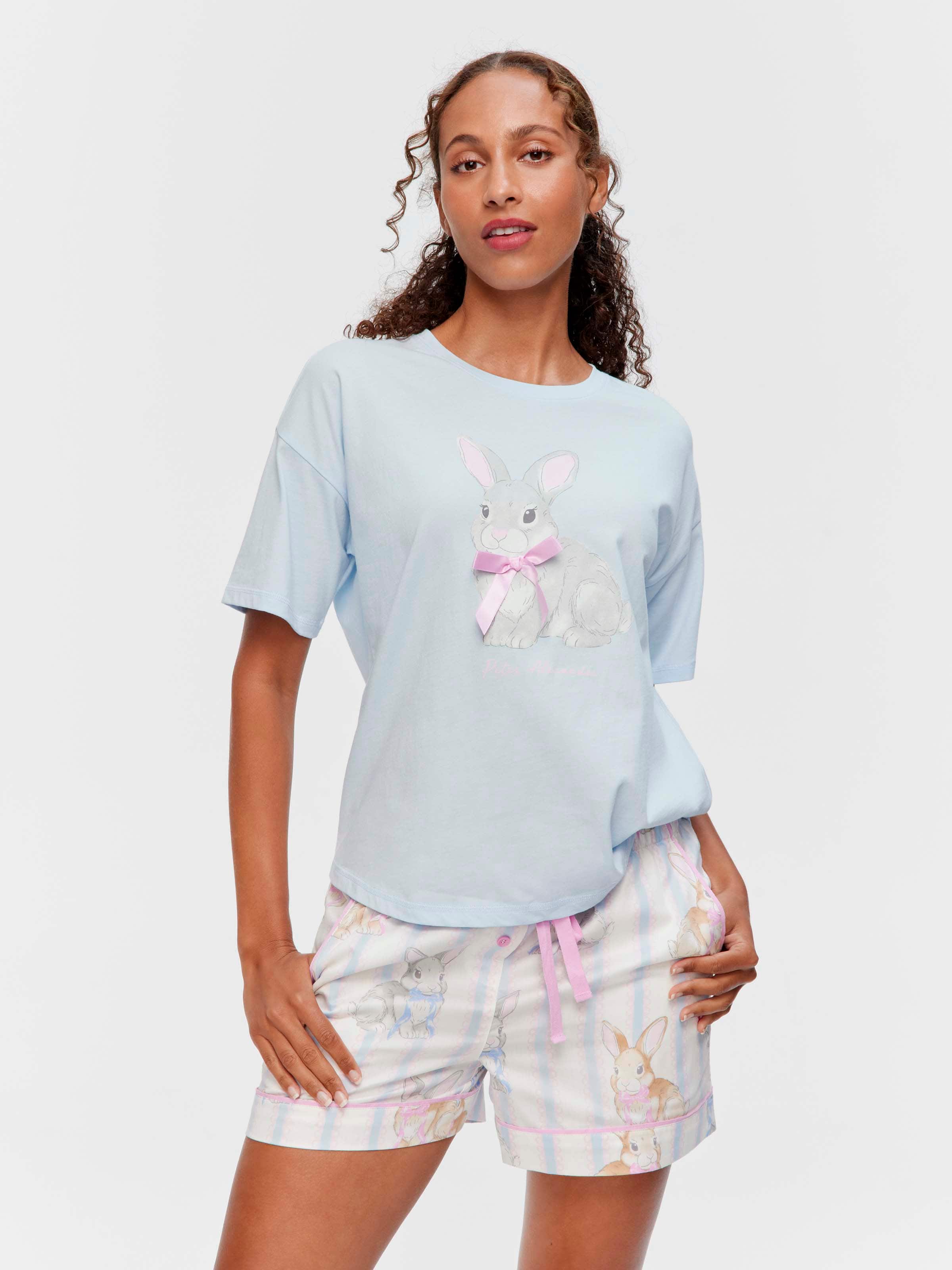 Bow Bunny 100% Cotton Oversized Tee
