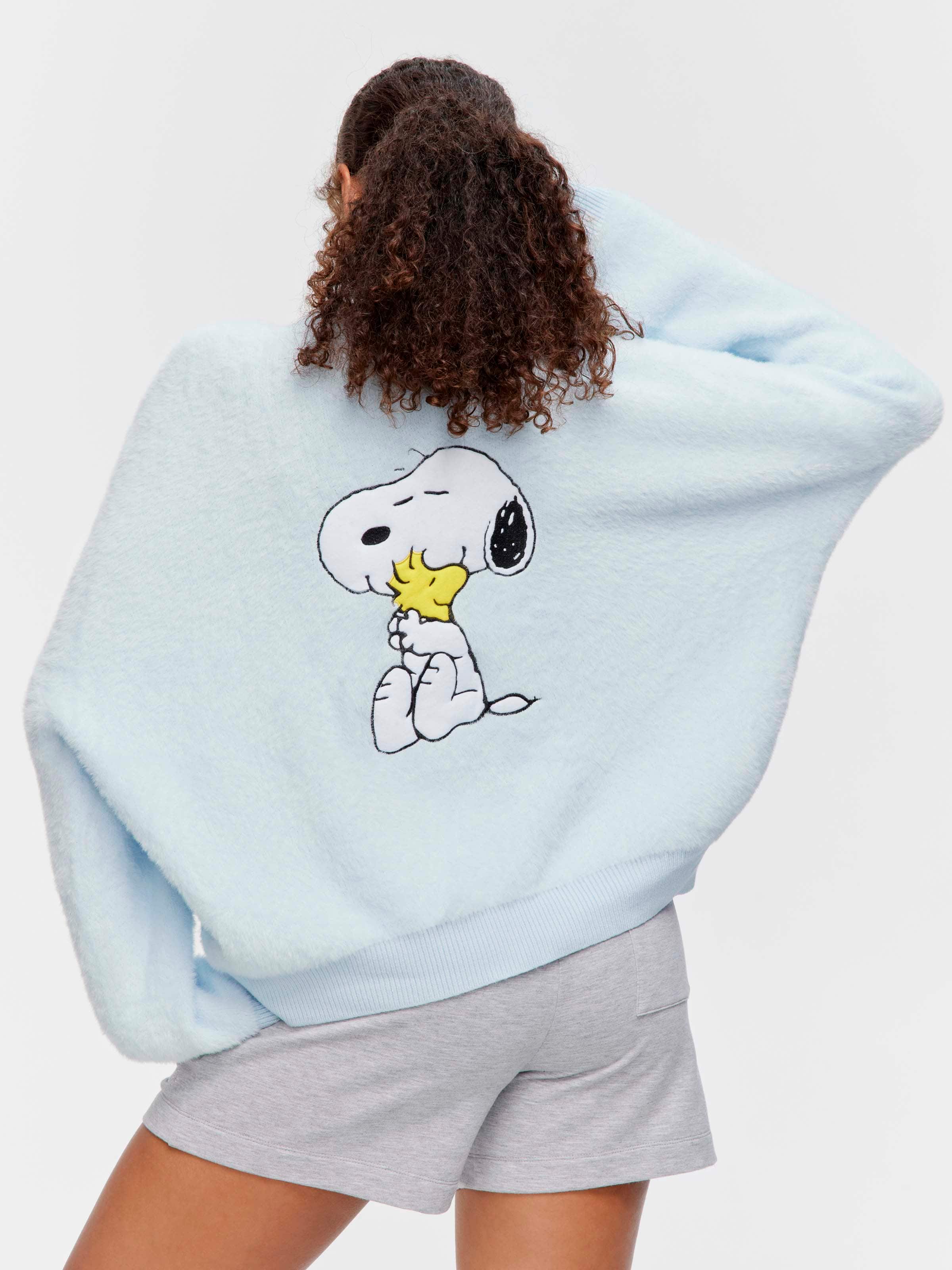 Snoopy Fluffy Knit Cardi