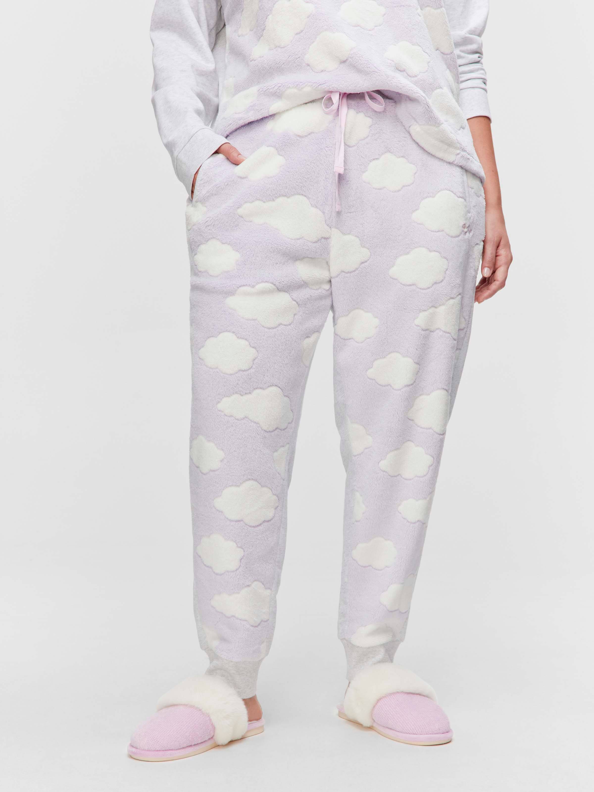 P.A. Plus Lilac Cloud Cuddle Fleece Track Pant