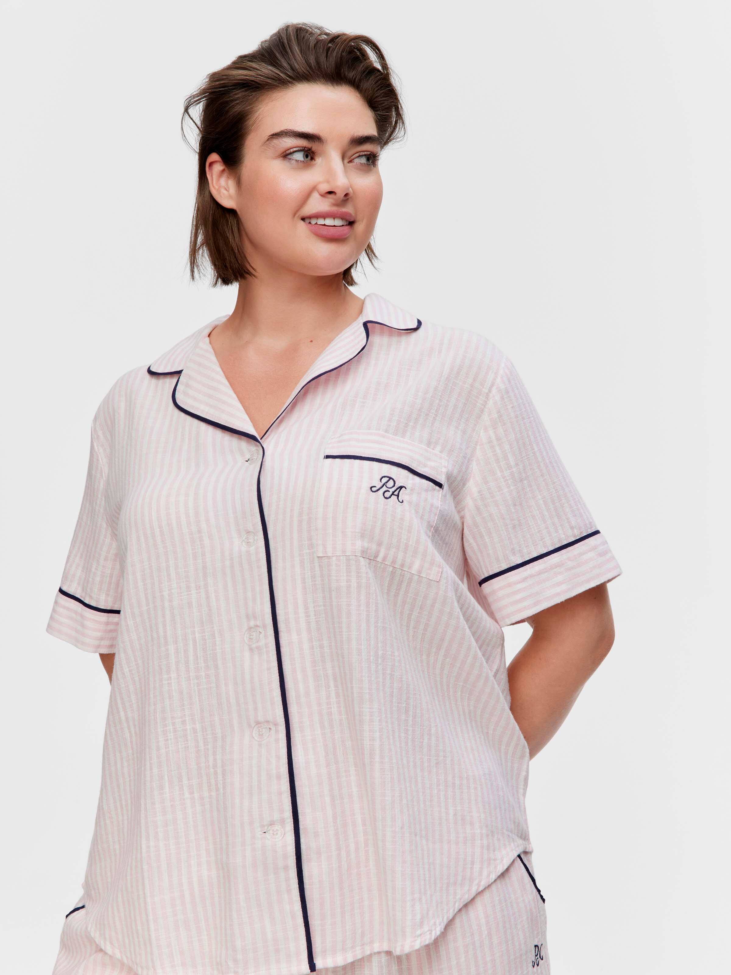 P.A. Plus Pink Stripe 100% Cotton Shirt