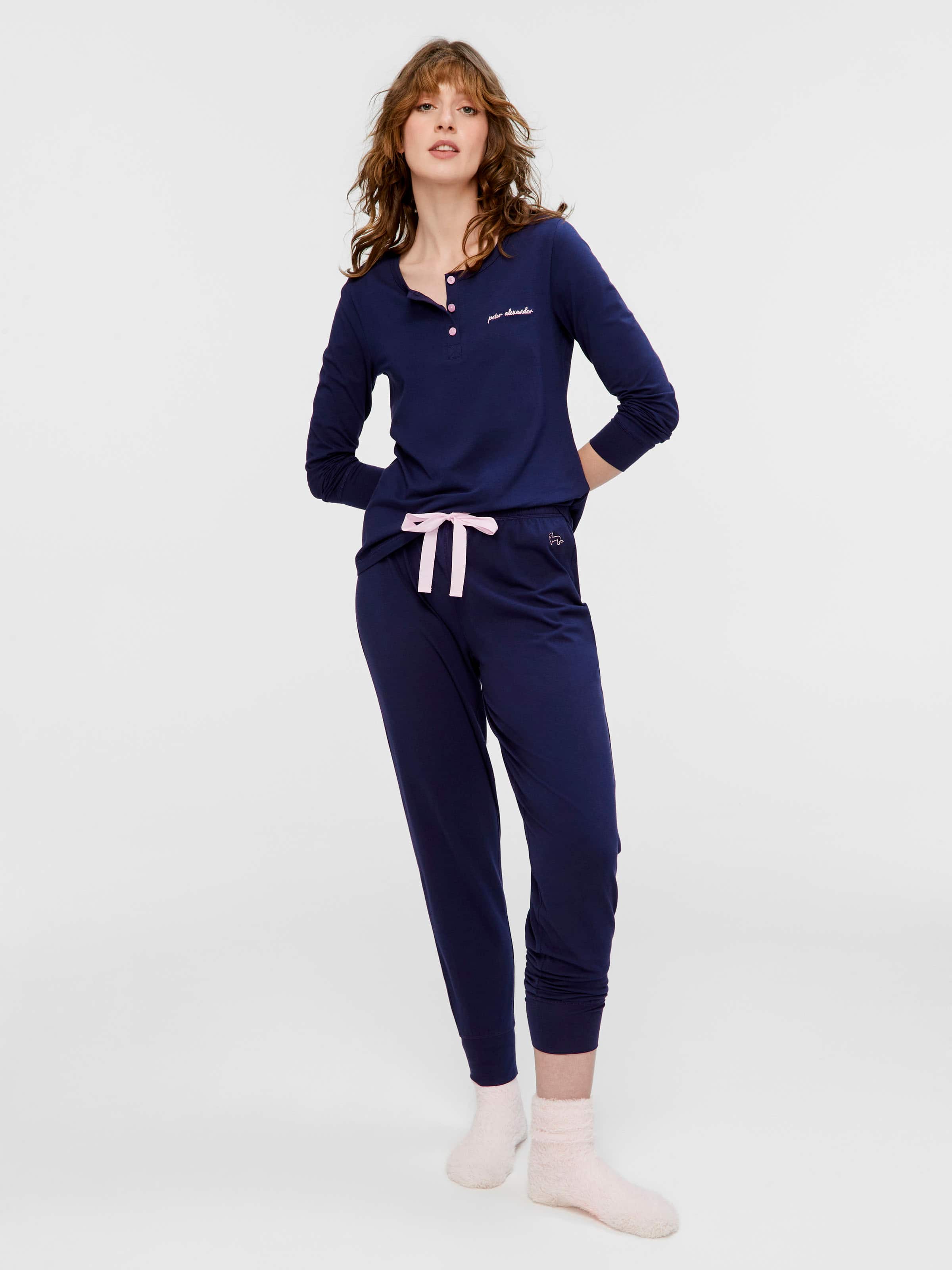 Navy Easy Pj Pant