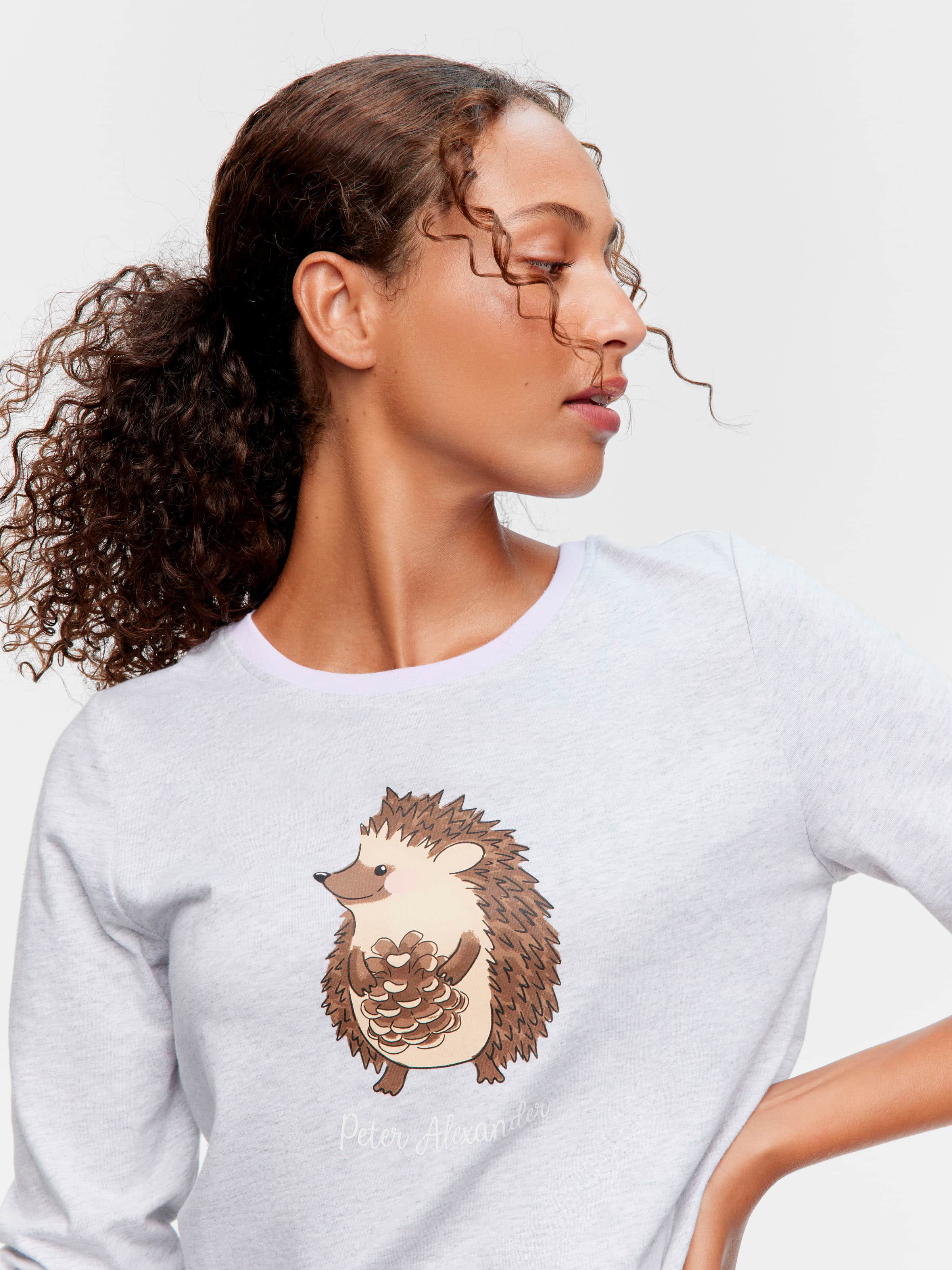 Hedgehog 100% Cotton Long Sleeve Top