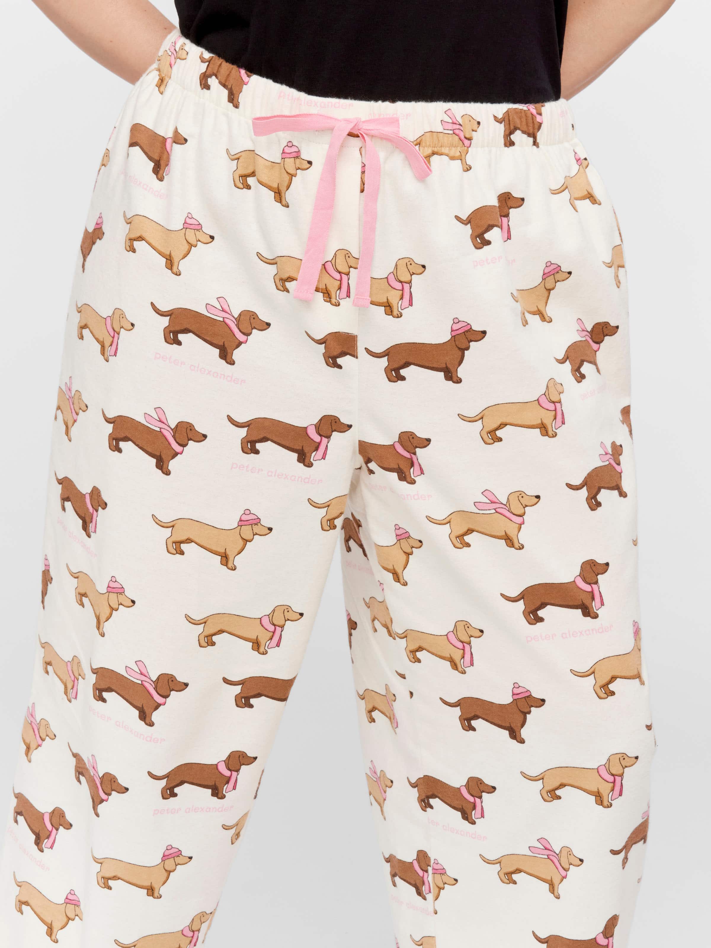 P.A. Plus Scarf Penny 100% Cotton Flannelette Classic Pj Pant