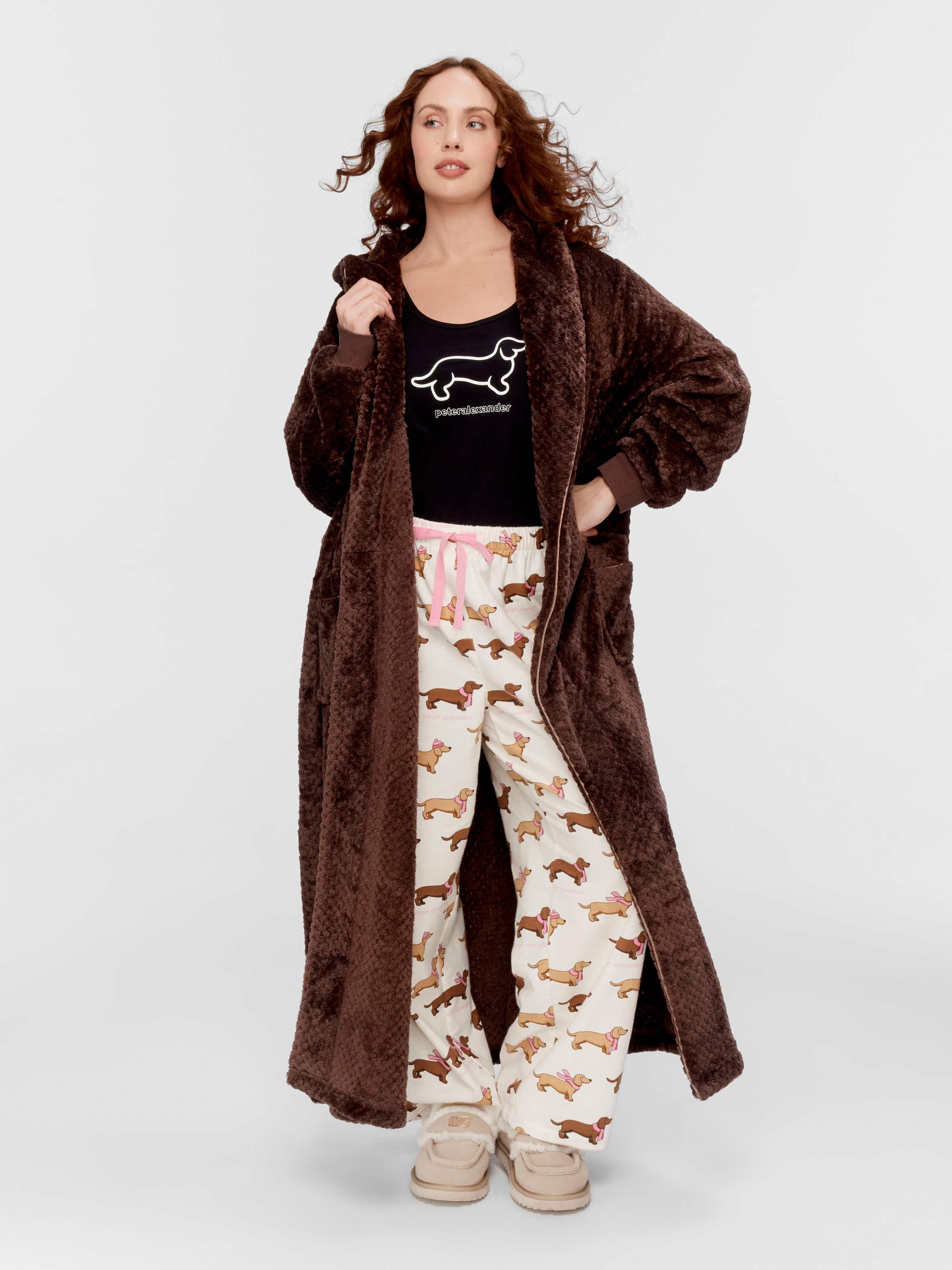 P.A. Plus Scarf Penny 100% Cotton Flannelette Classic Pj Pant