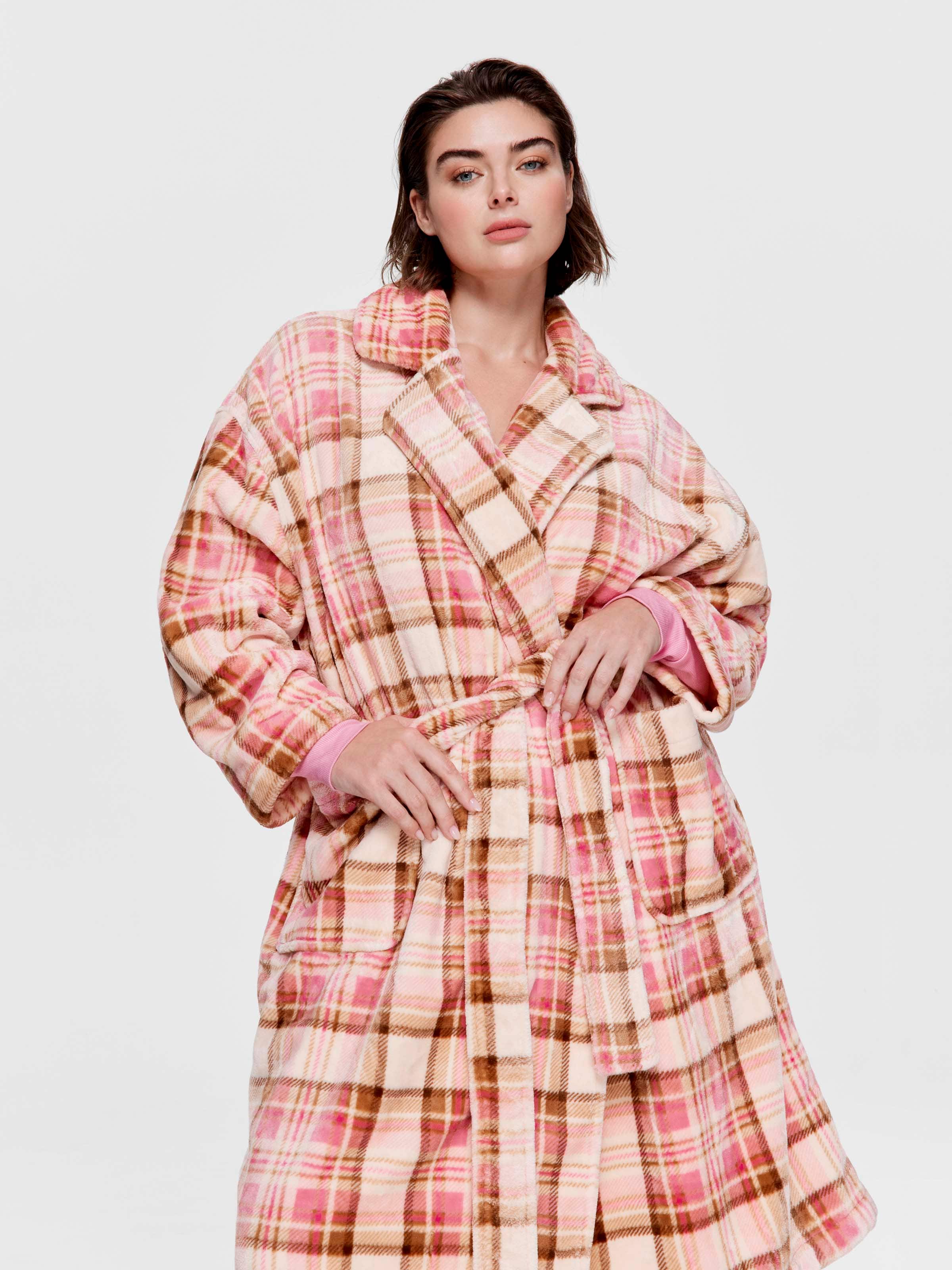 P.A. Plus Check Fashion Gown