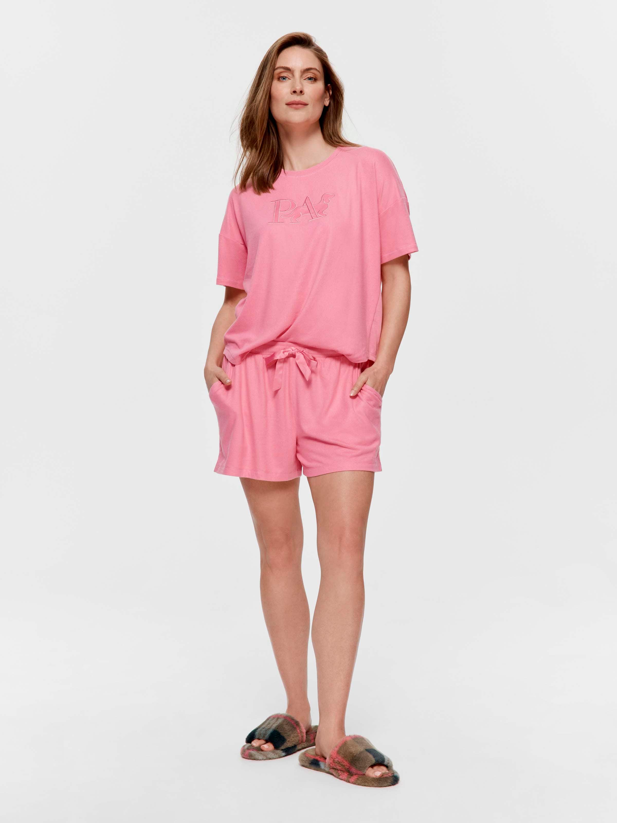 Pink Lemonade Plush Mid Short