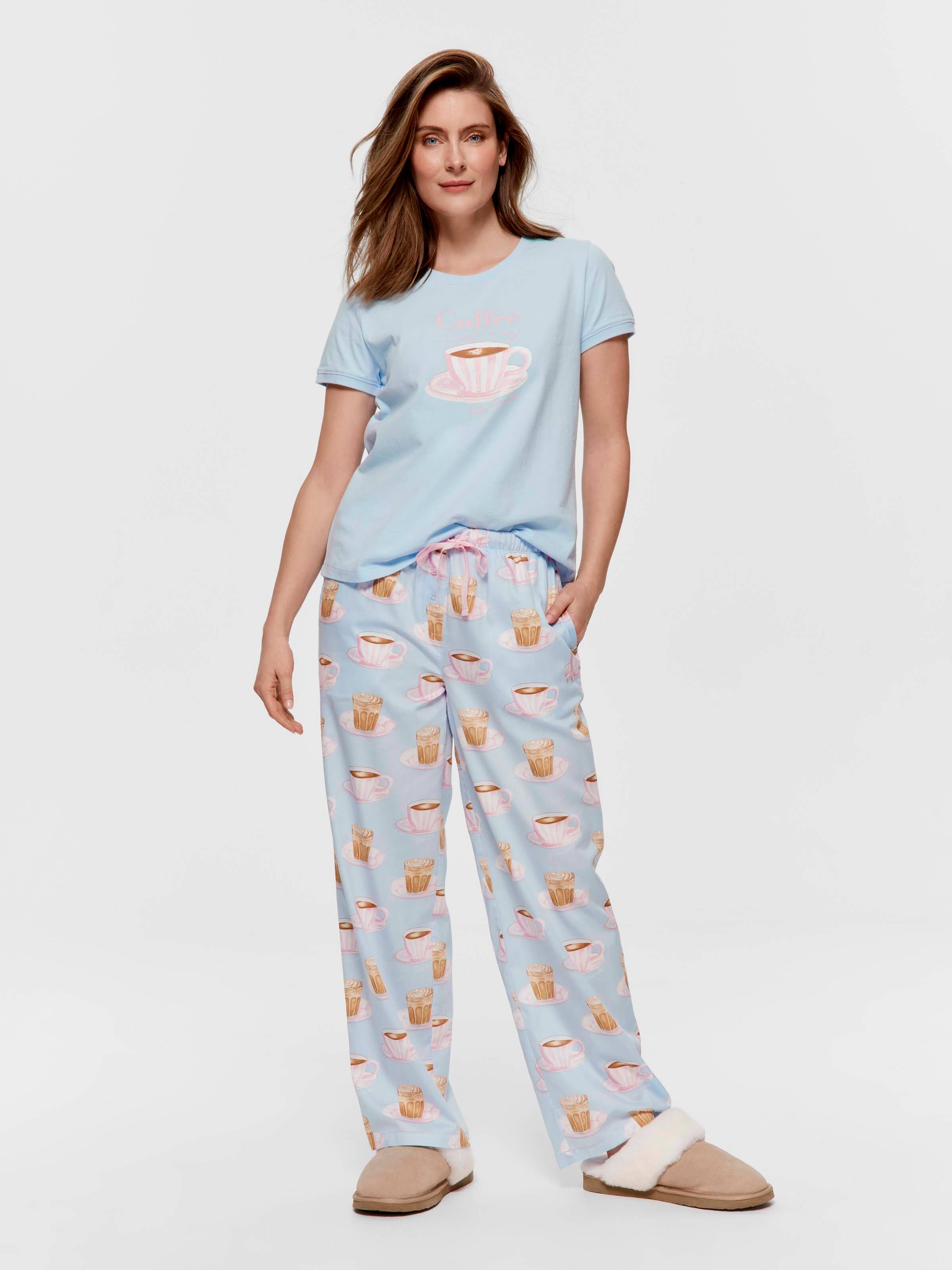 Coffee 100% Cotton Classic Pj Pant