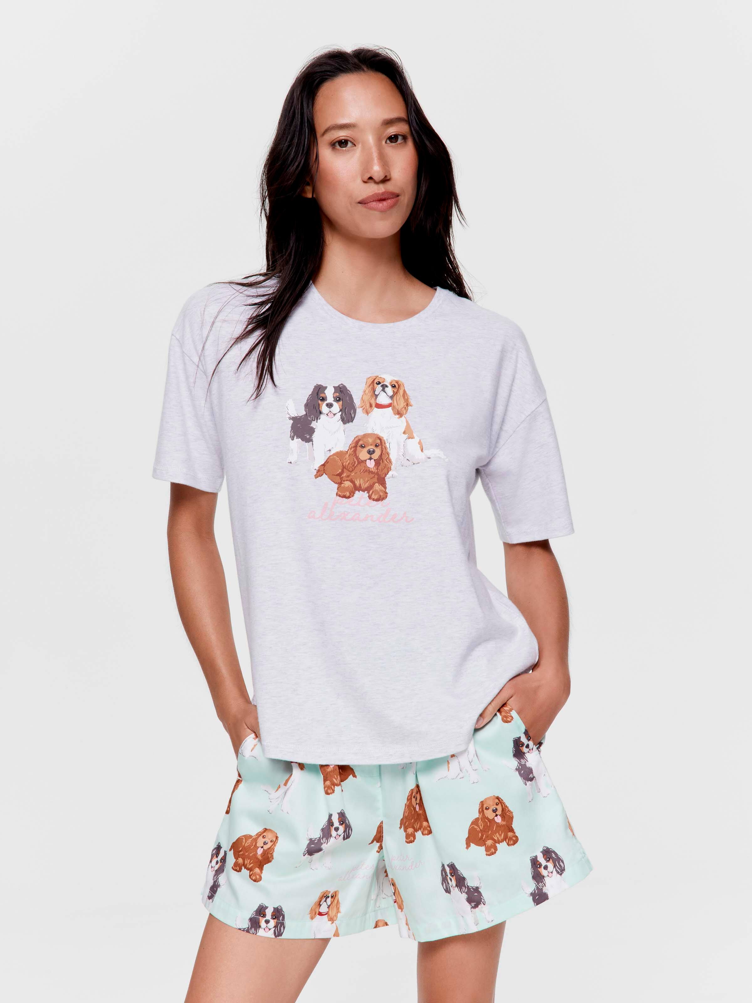 King Charles Cavalier 100% Cotton Oversized Tee