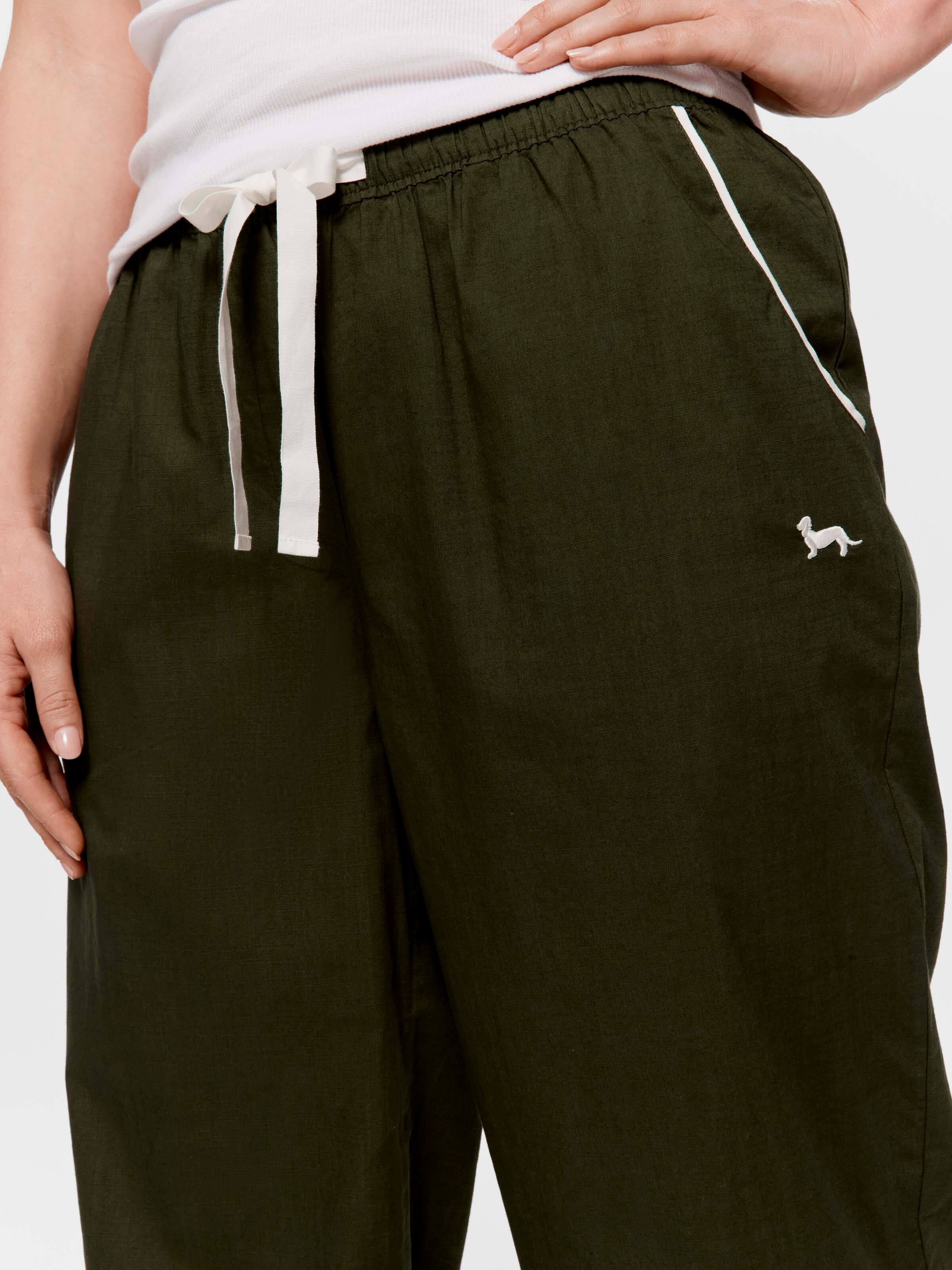 Olive 100% Cotton Classic Pj Pant