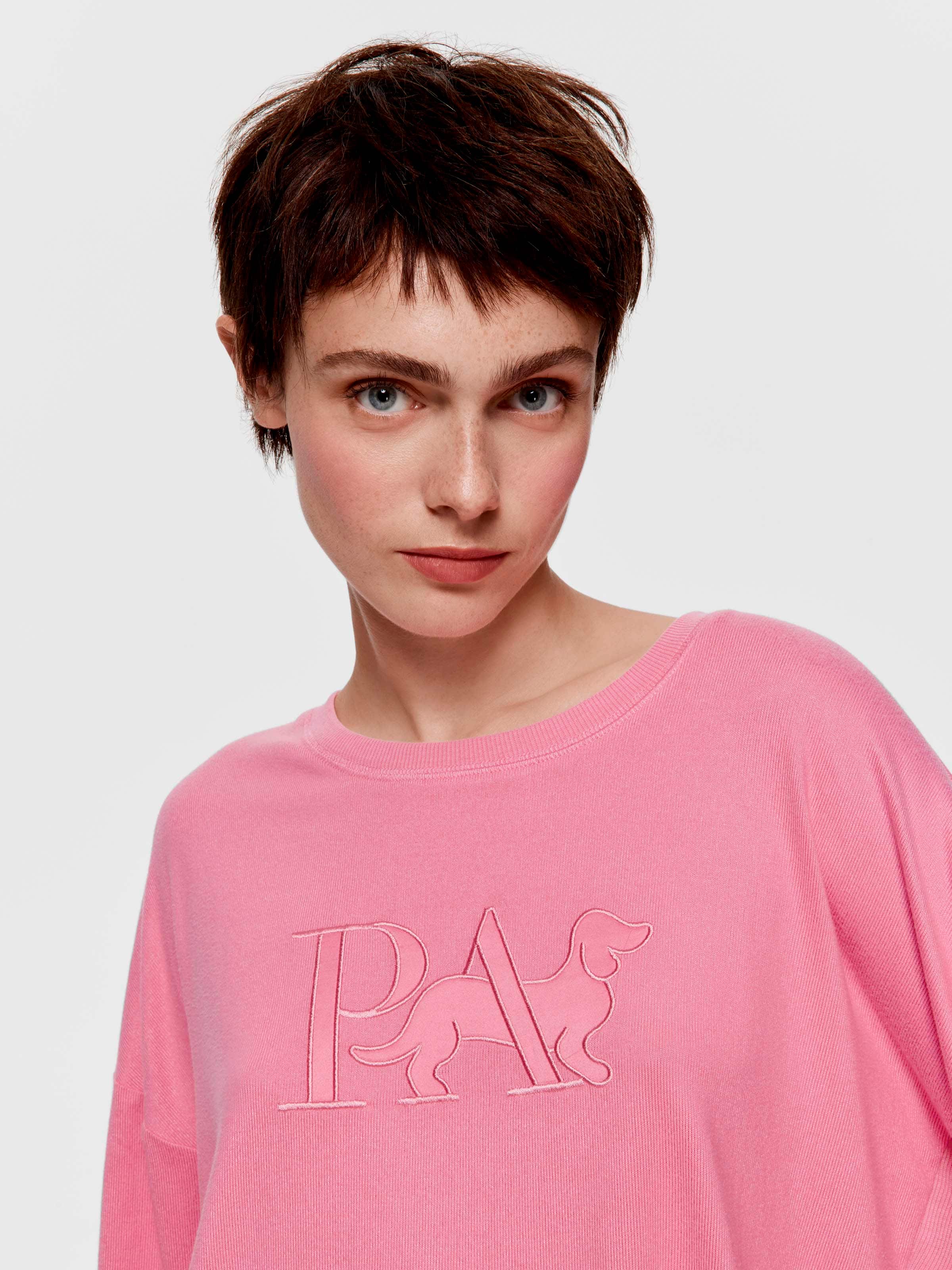 Pink Lemonade Logo Plush Sweater