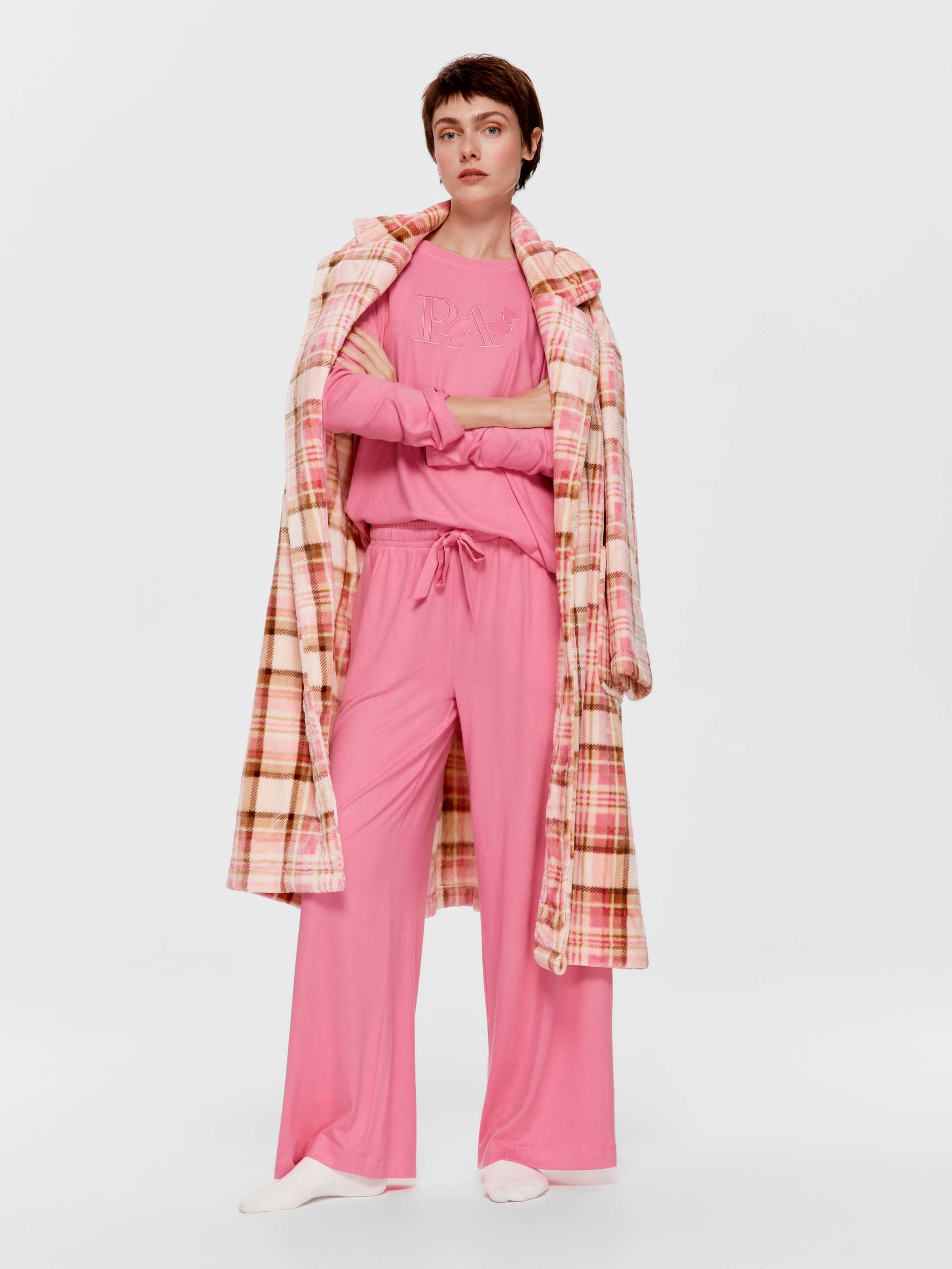 Pink Lemonade Plush Straight Leg Pj Pant