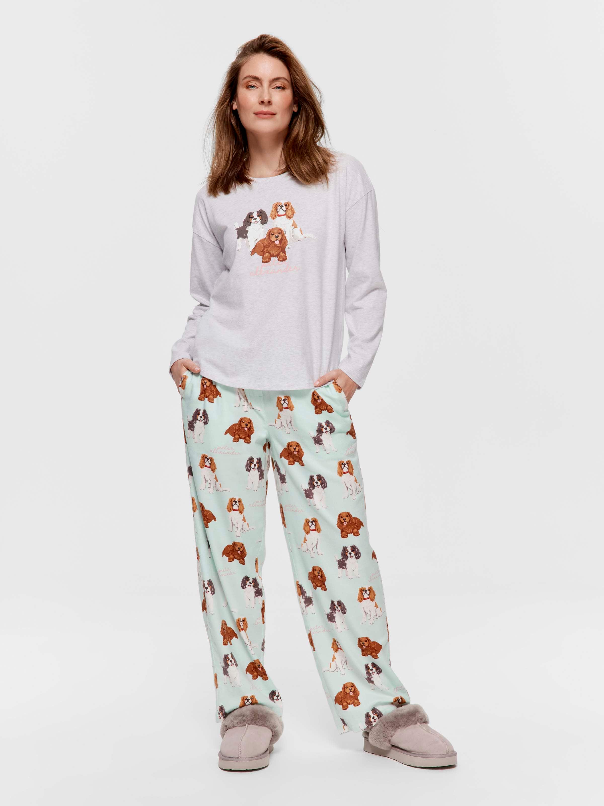 King Charles Cavalier 100% Cotton Oversized Long Sleeve Top