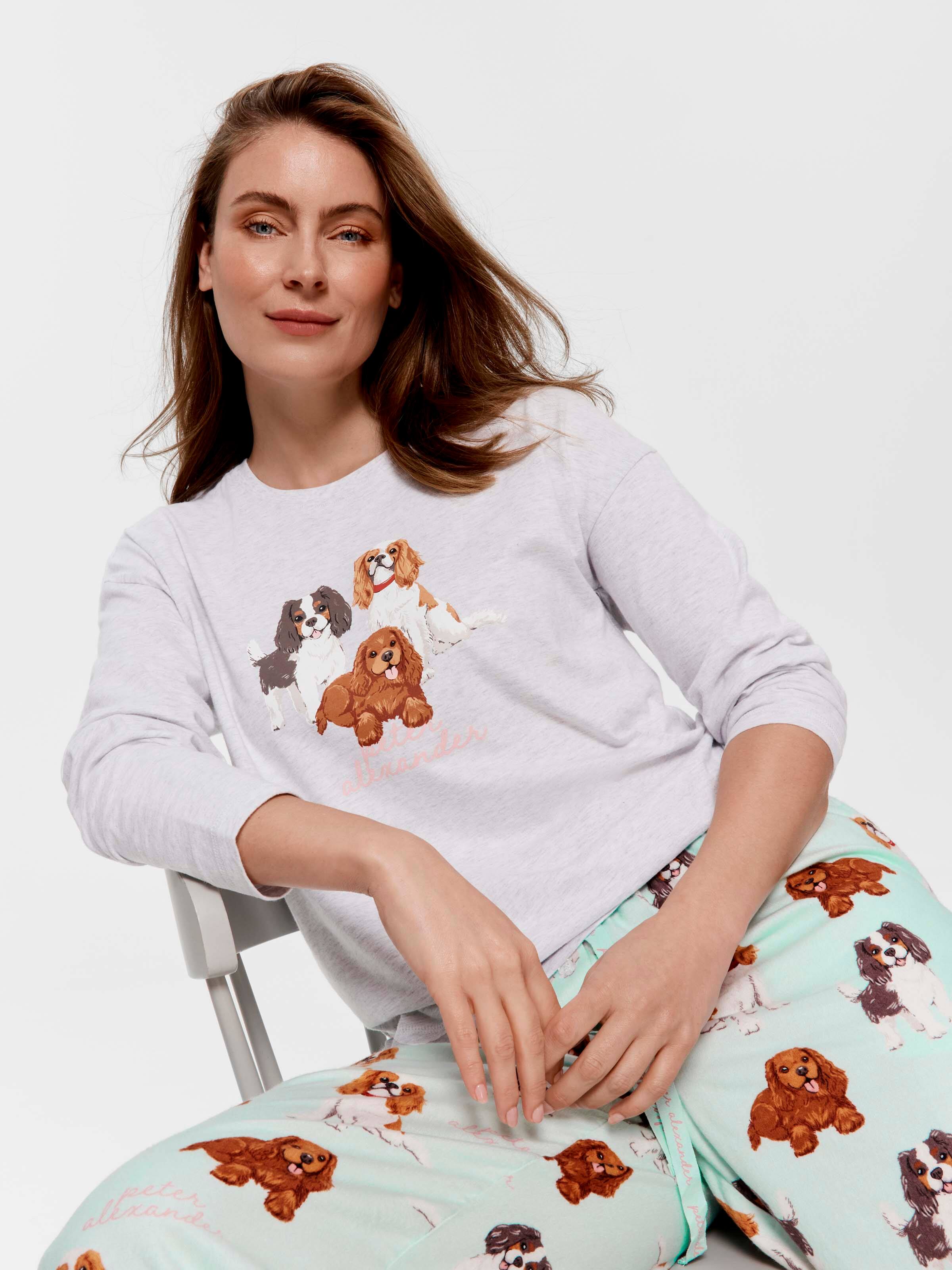 King Charles Cavalier 100% Cotton Oversized Long Sleeve Top