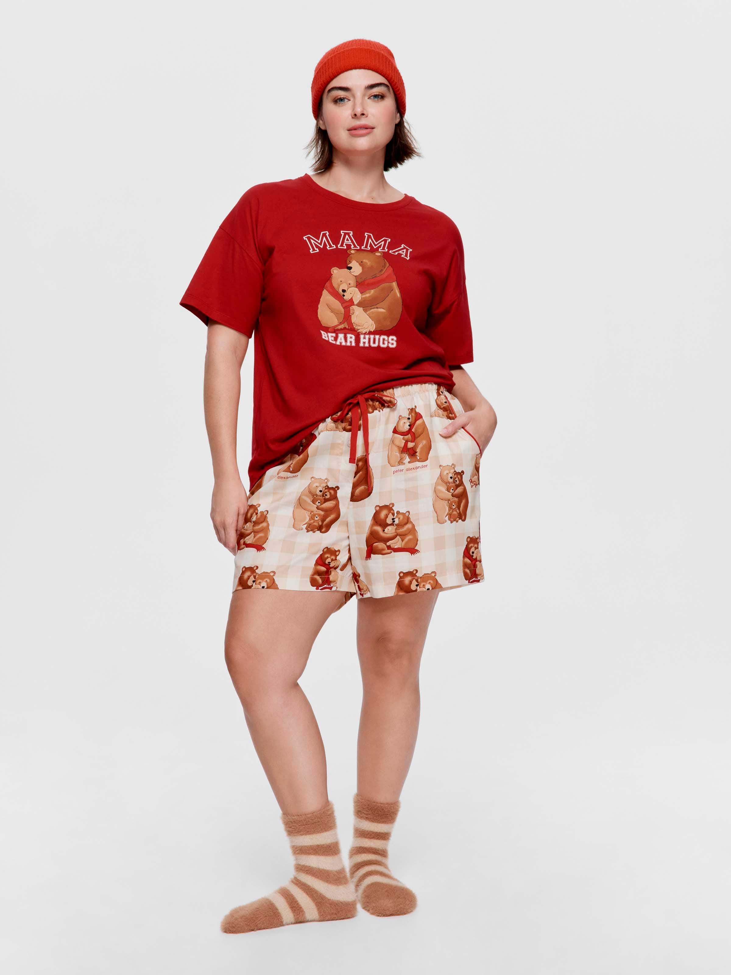 P.A. Plus Mama Bear 100% Cotton Relaxed Mid Short