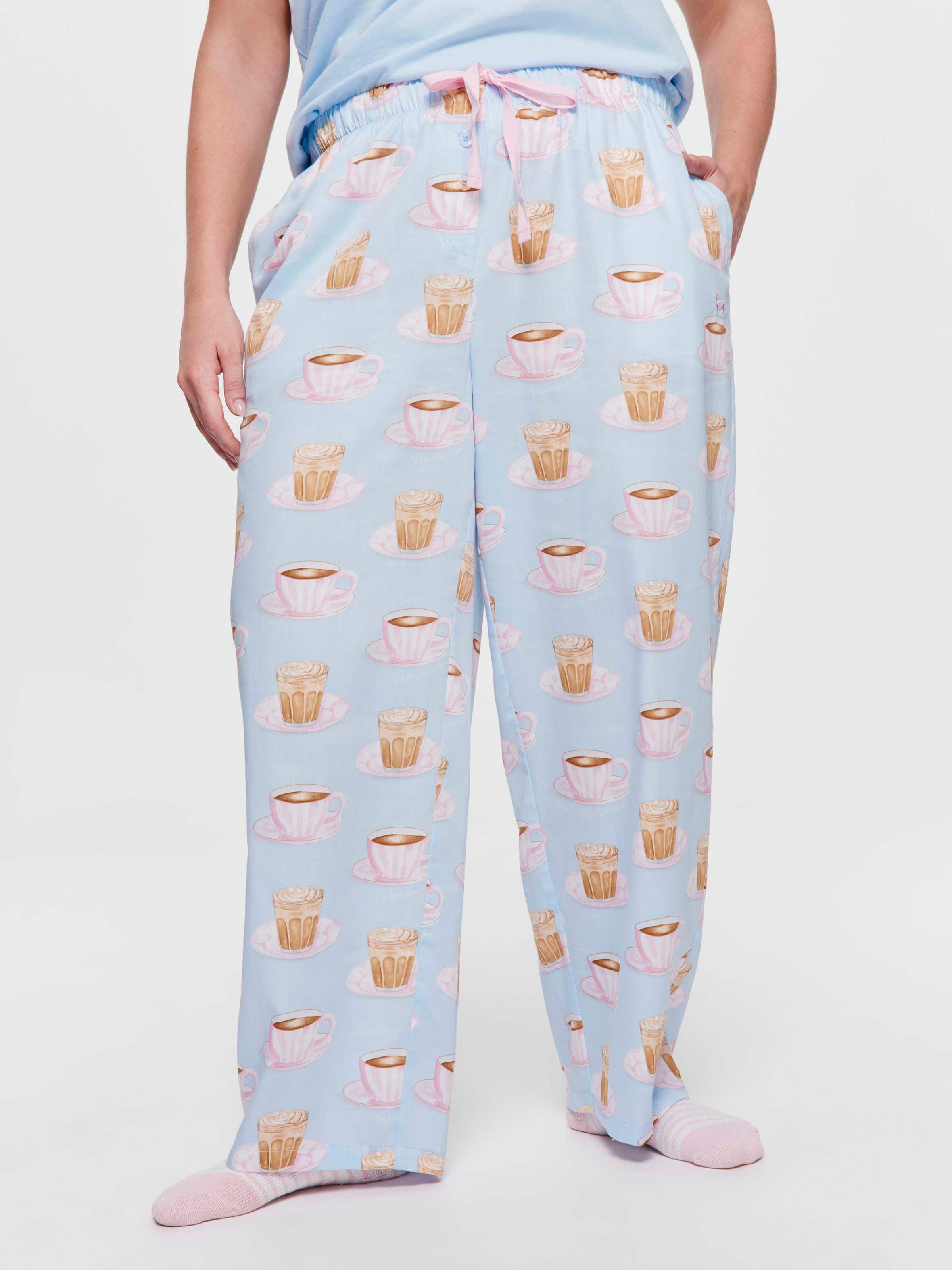 P.A. Plus Coffee 100% Cotton Classic Pj Pant