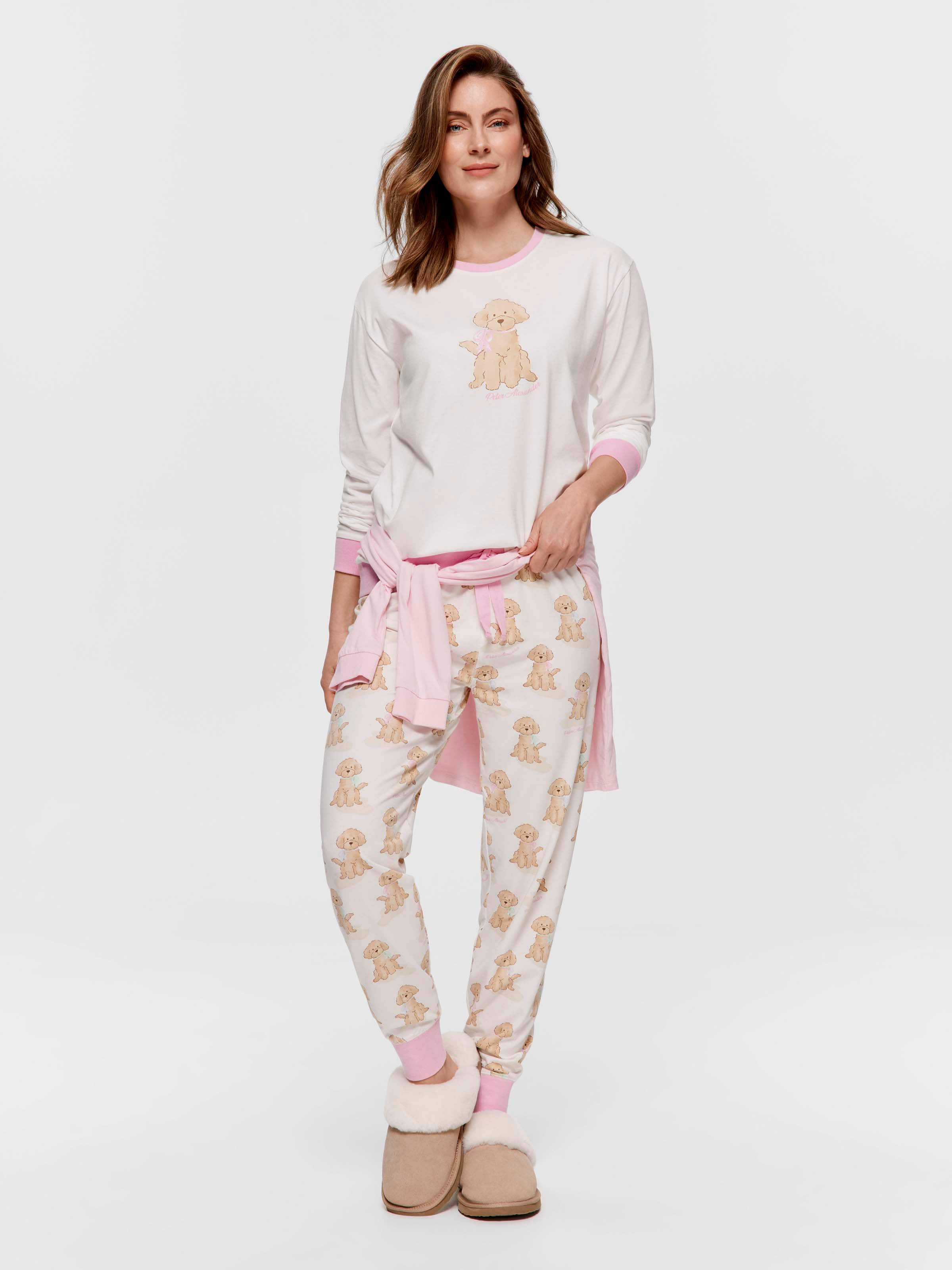 Cavoodle Bow Easy Pj Pant