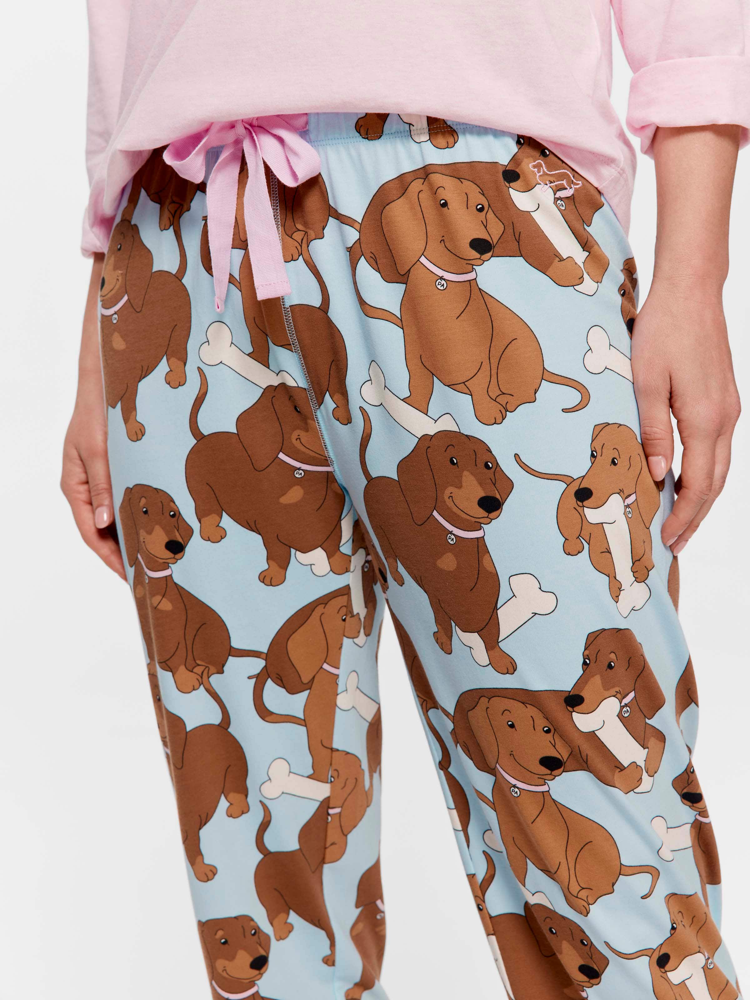 Blue Dachshund Easy Pj Pant