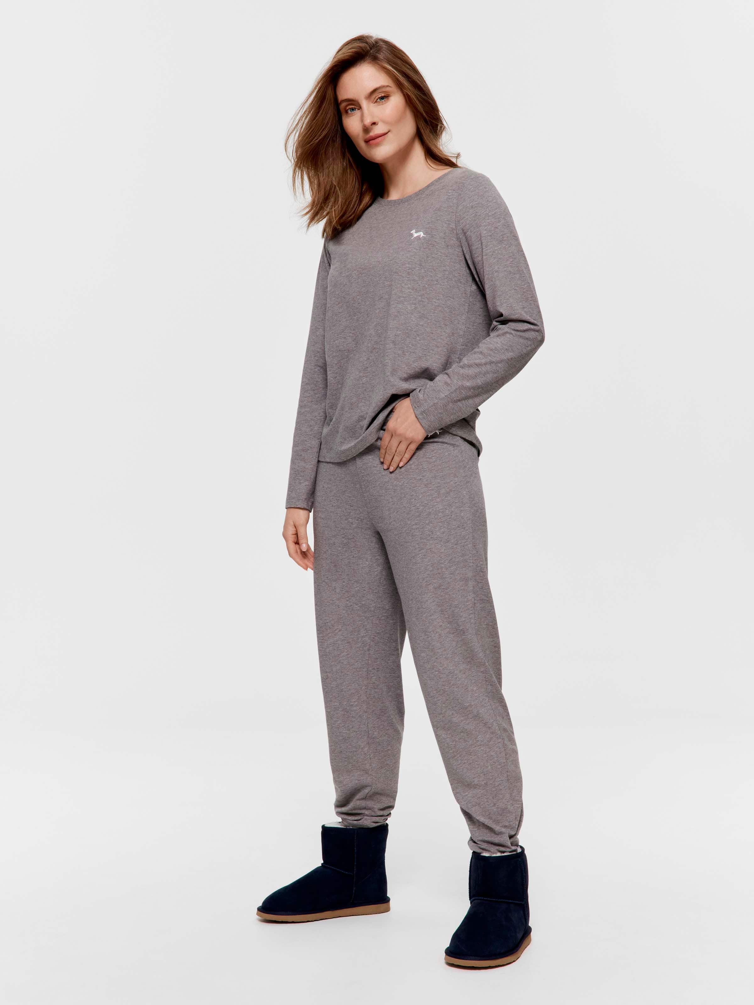 Charcoal Classic Long Sleeve Top