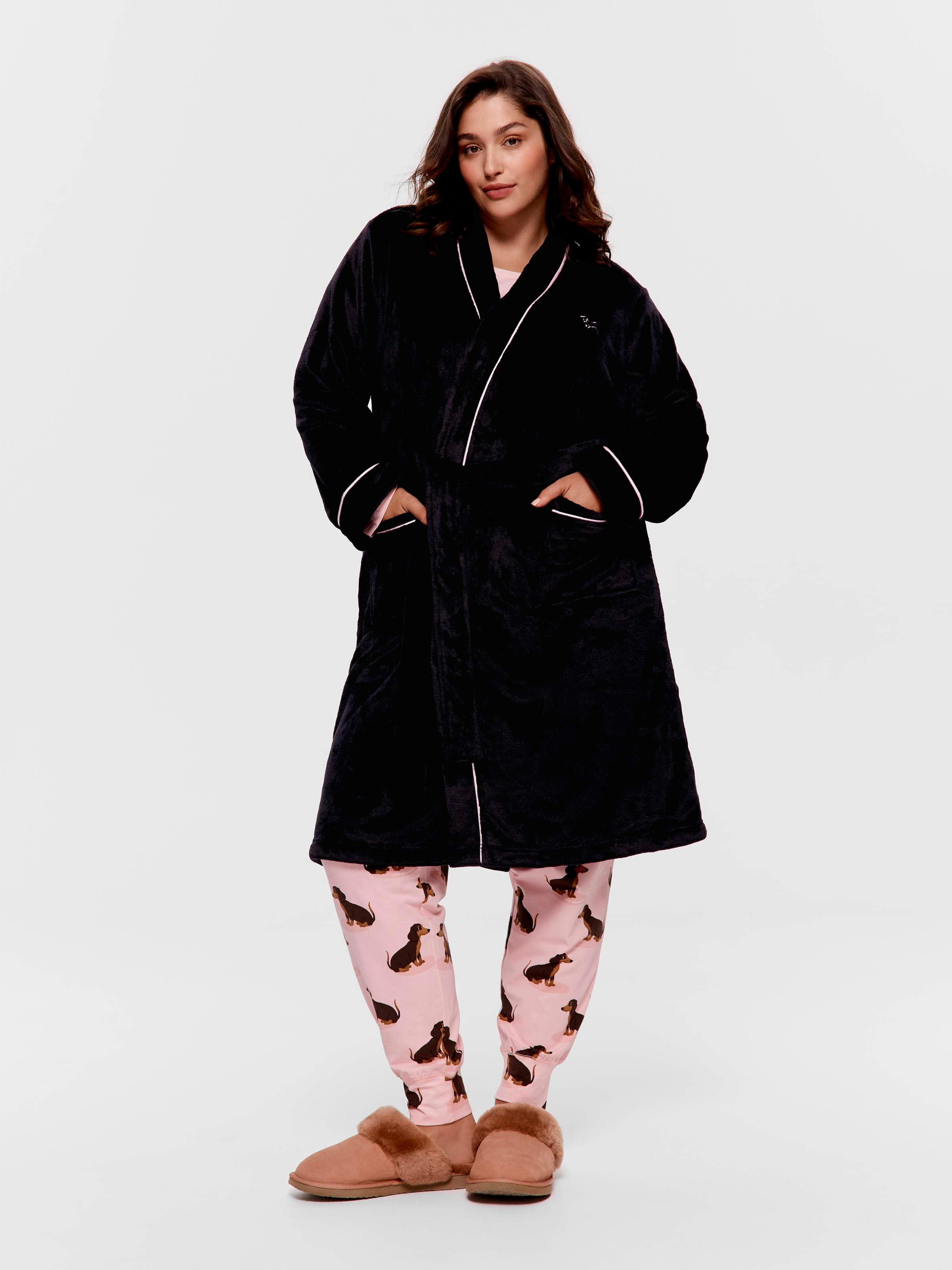 P.A. Plus Black Fleece Classic Gown