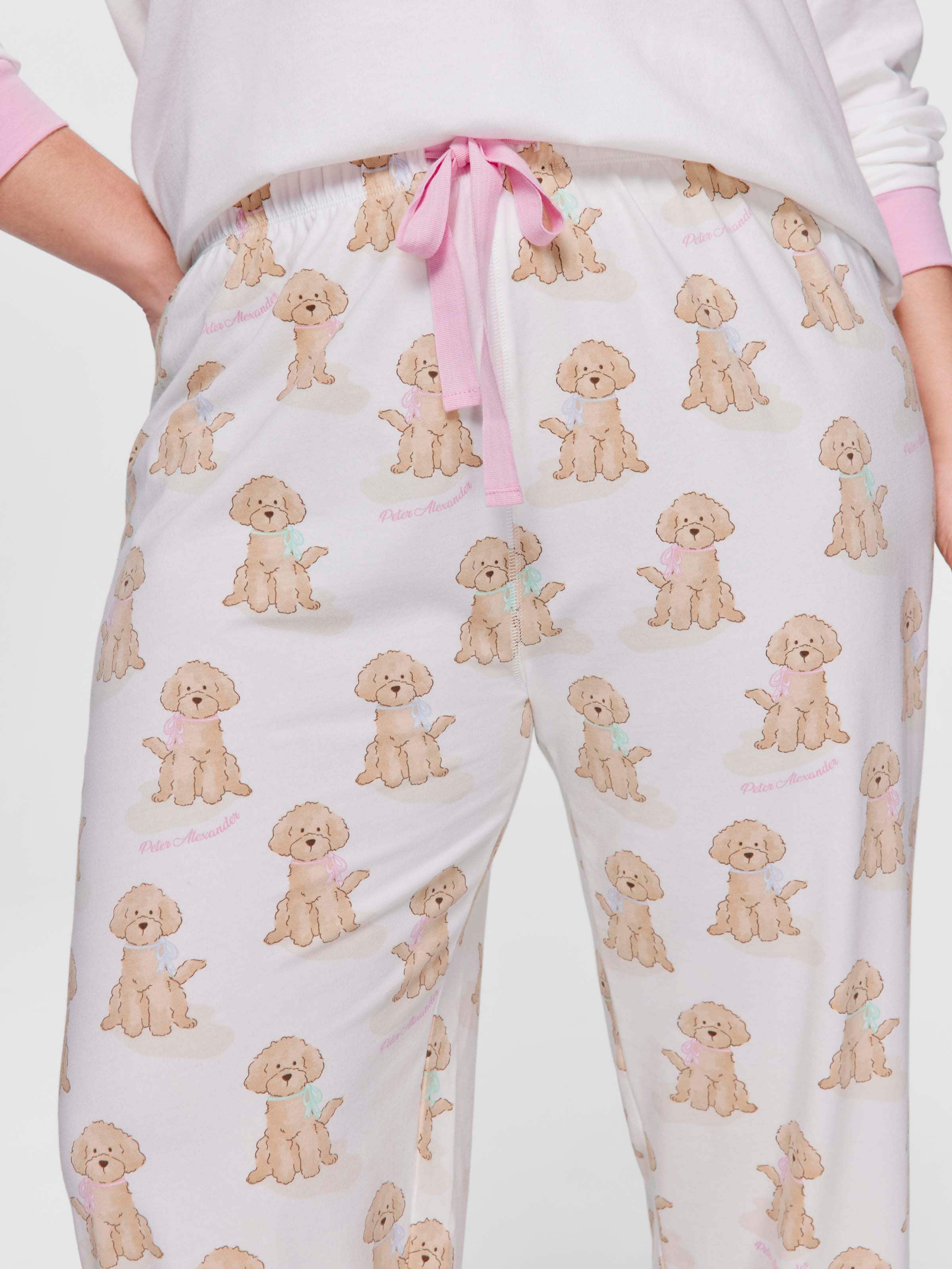 P.A. Plus Cavoodle Bow Easy Pj Pant