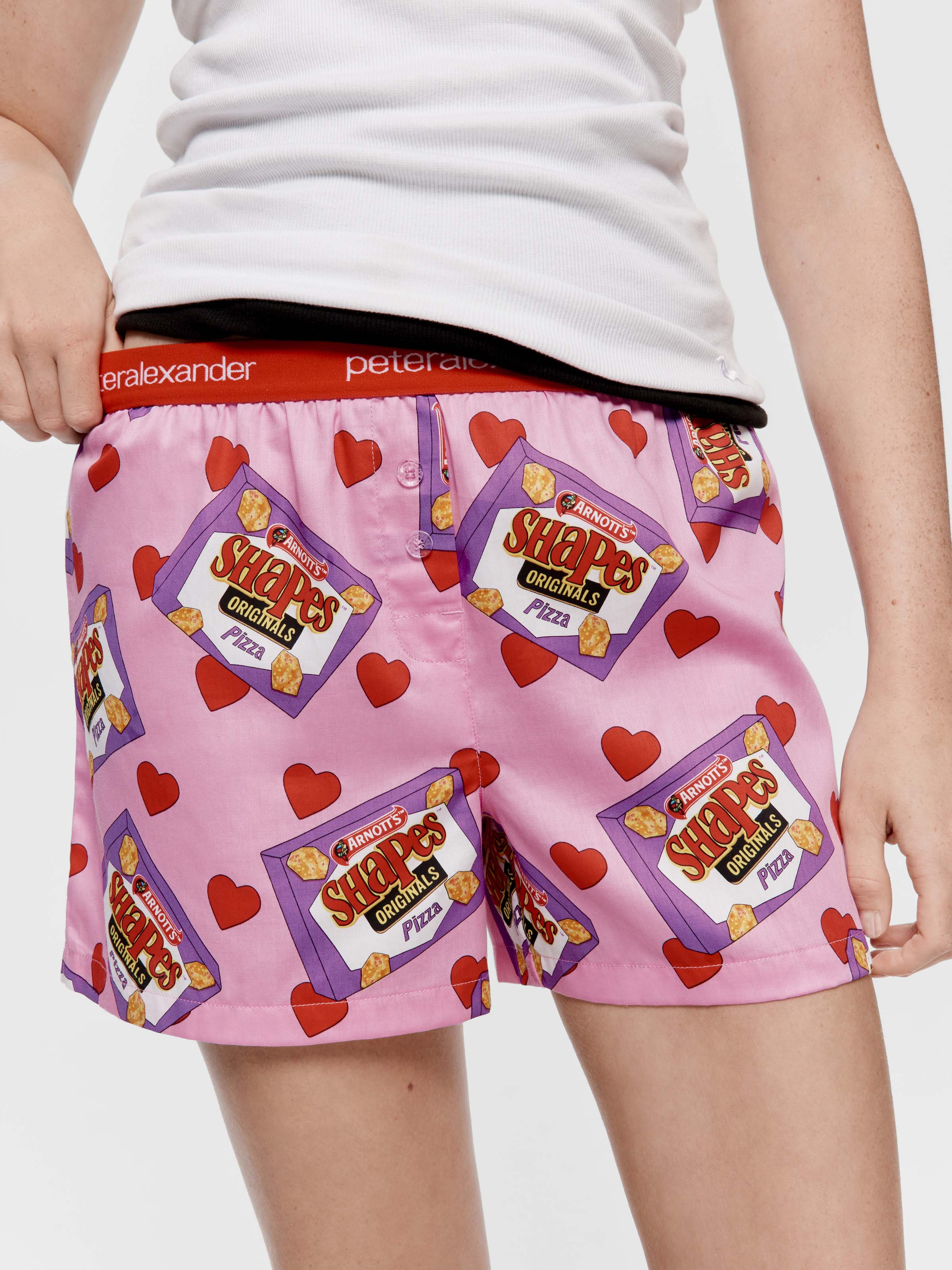 Arnott's Pizza Shapes 100% Cotton Boxer Short