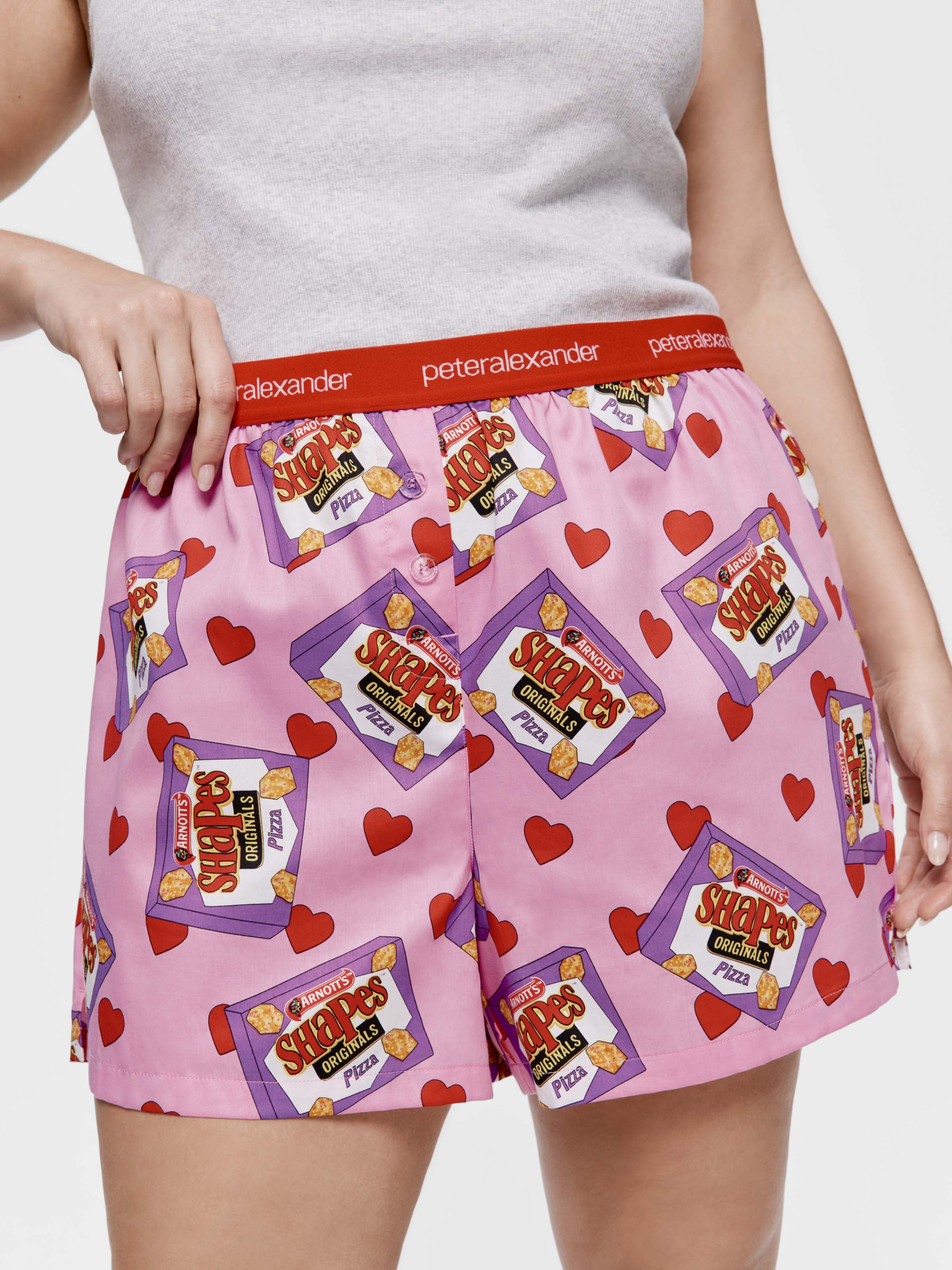 P.A. Plus Arnott's Pizza Shapes 100% Cotton Boxer Short
