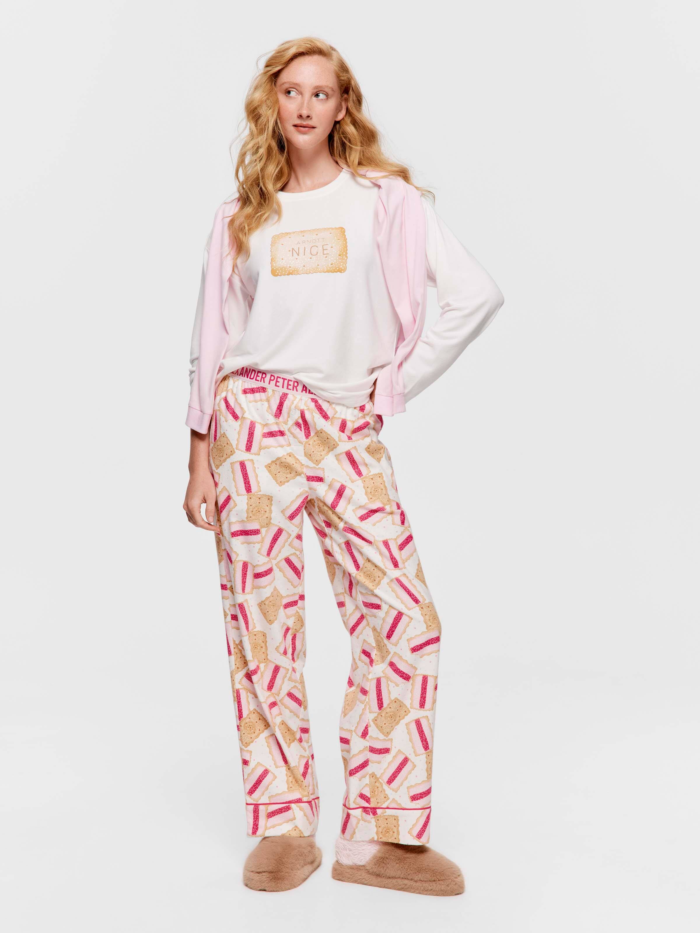 Arnott's Iced Vovo 100% Cotton Flannelette Classic Pj Pant