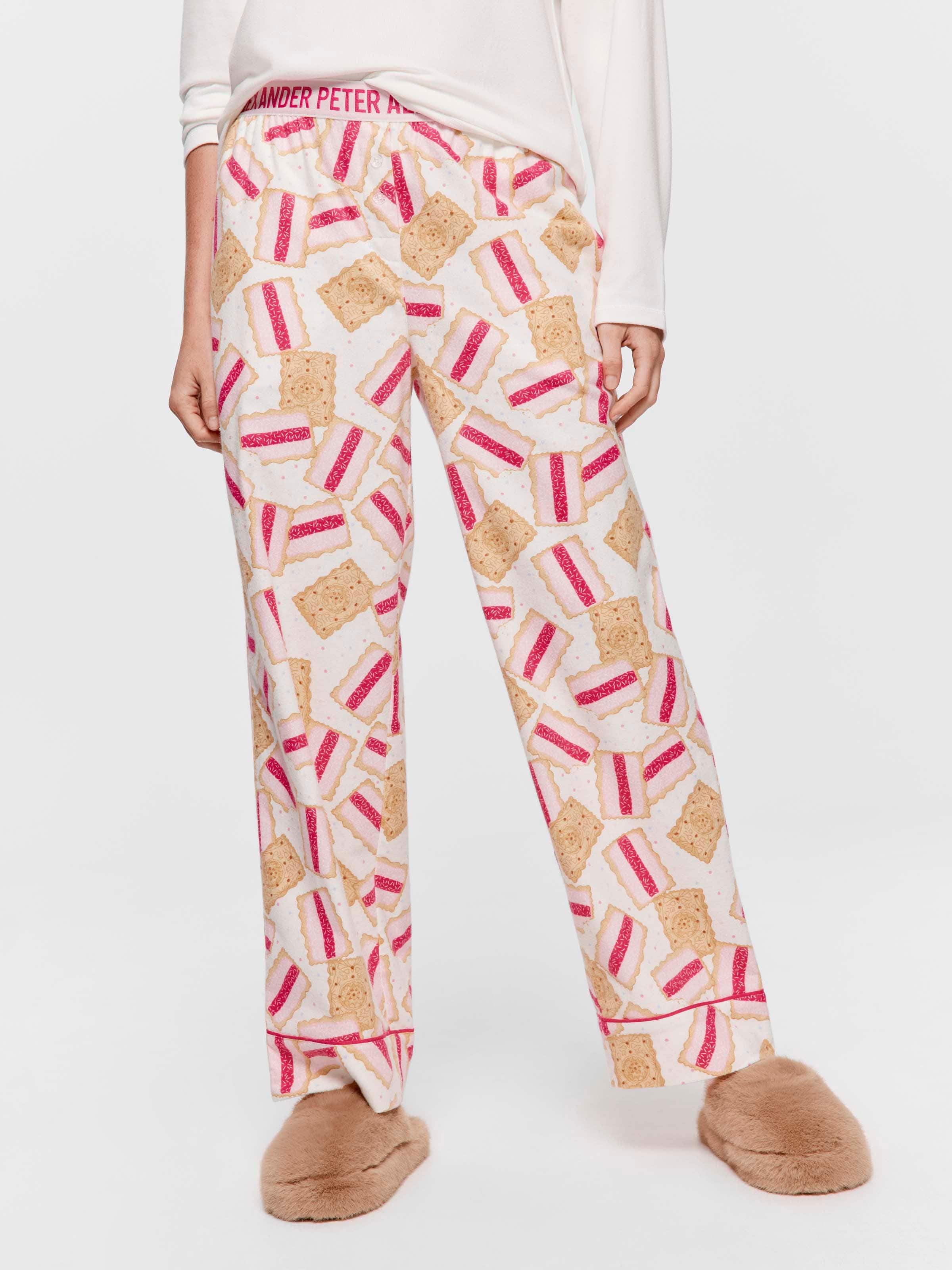 Arnott's Iced Vovo 100% Cotton Flannelette Classic Pj Pant