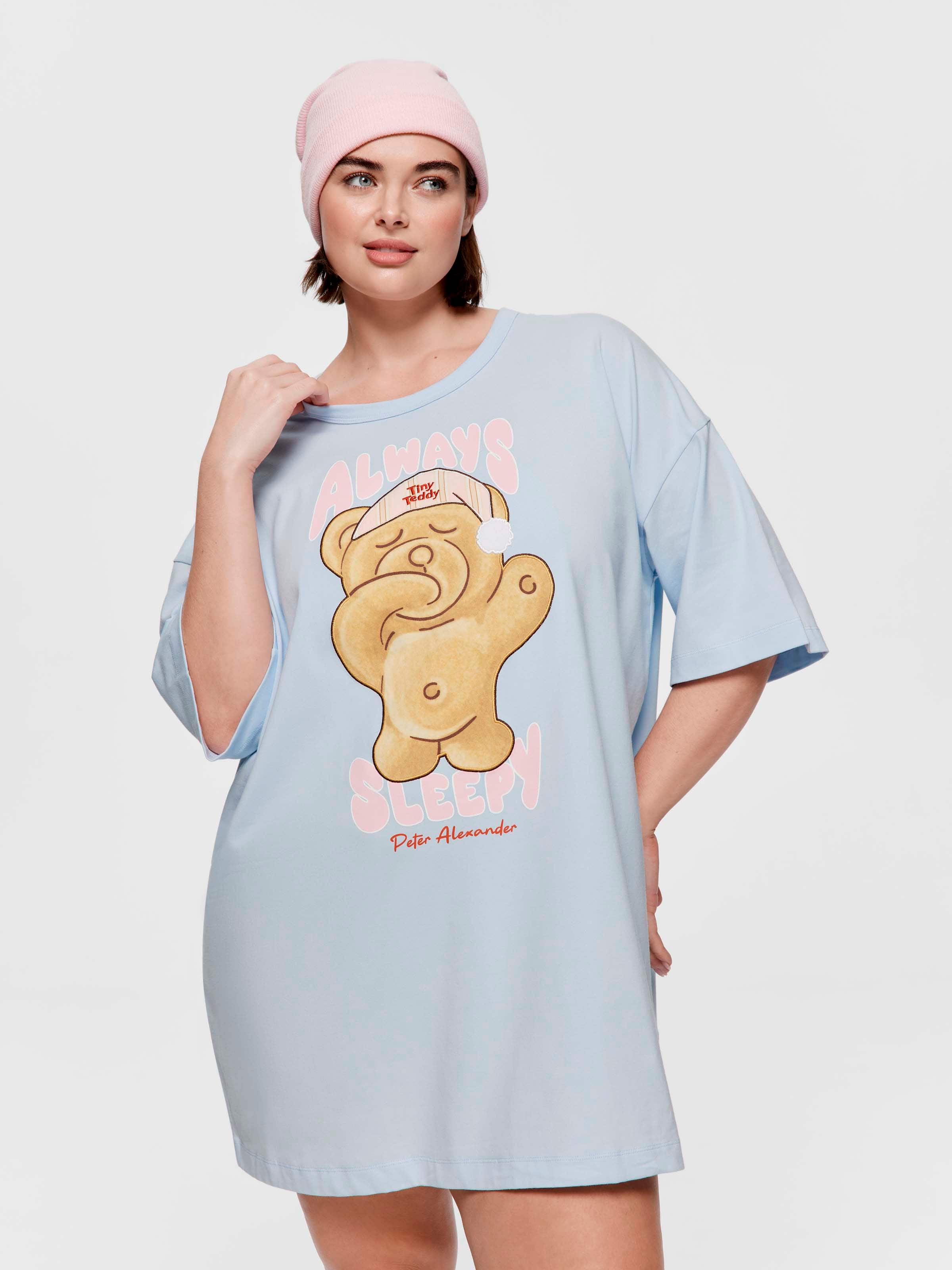 P.A. Plus Arnott's Tiny Teddy Oversized Sleep Tee