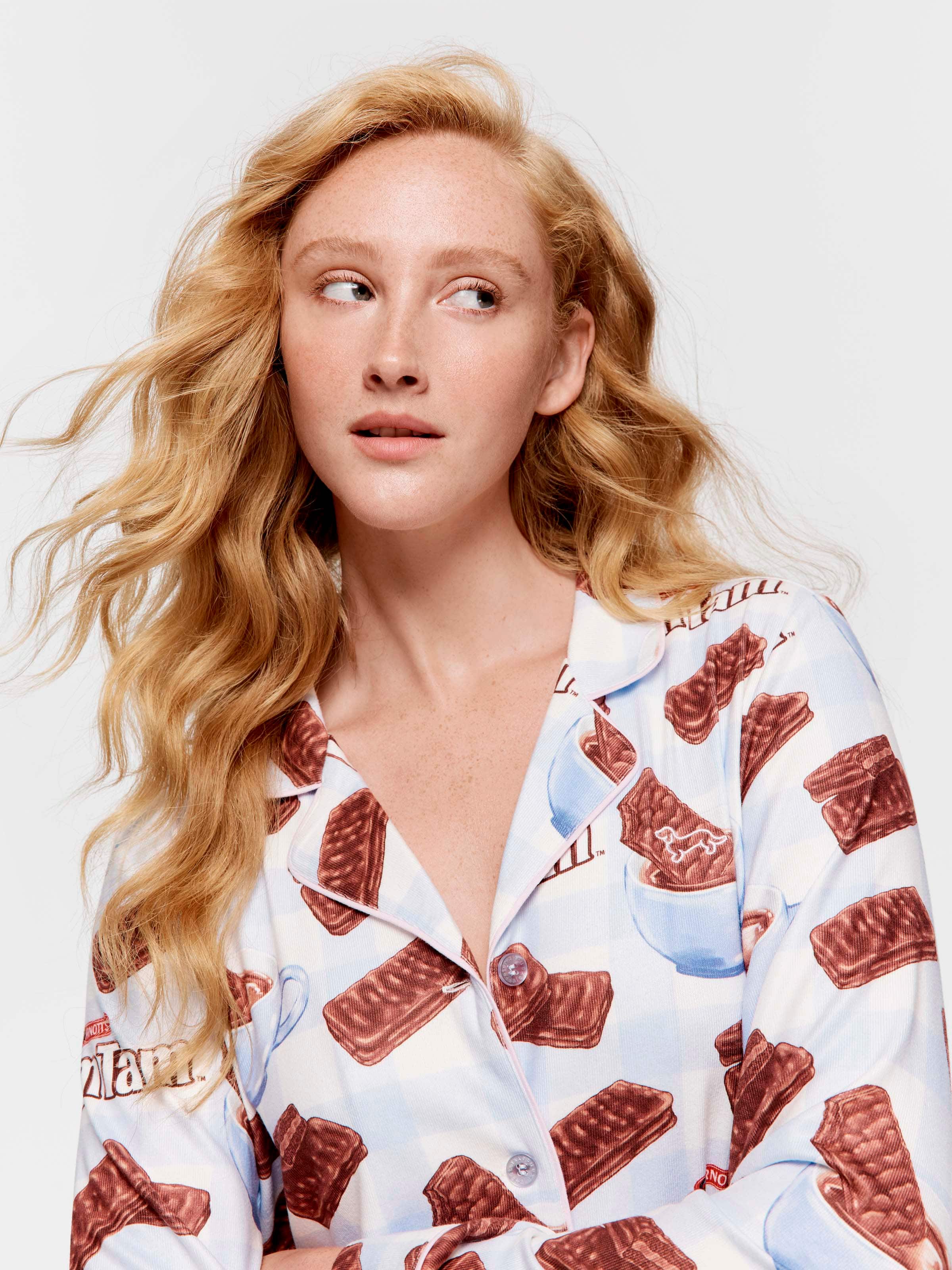 Arnott's Tim Tam Plush Long Pj Set