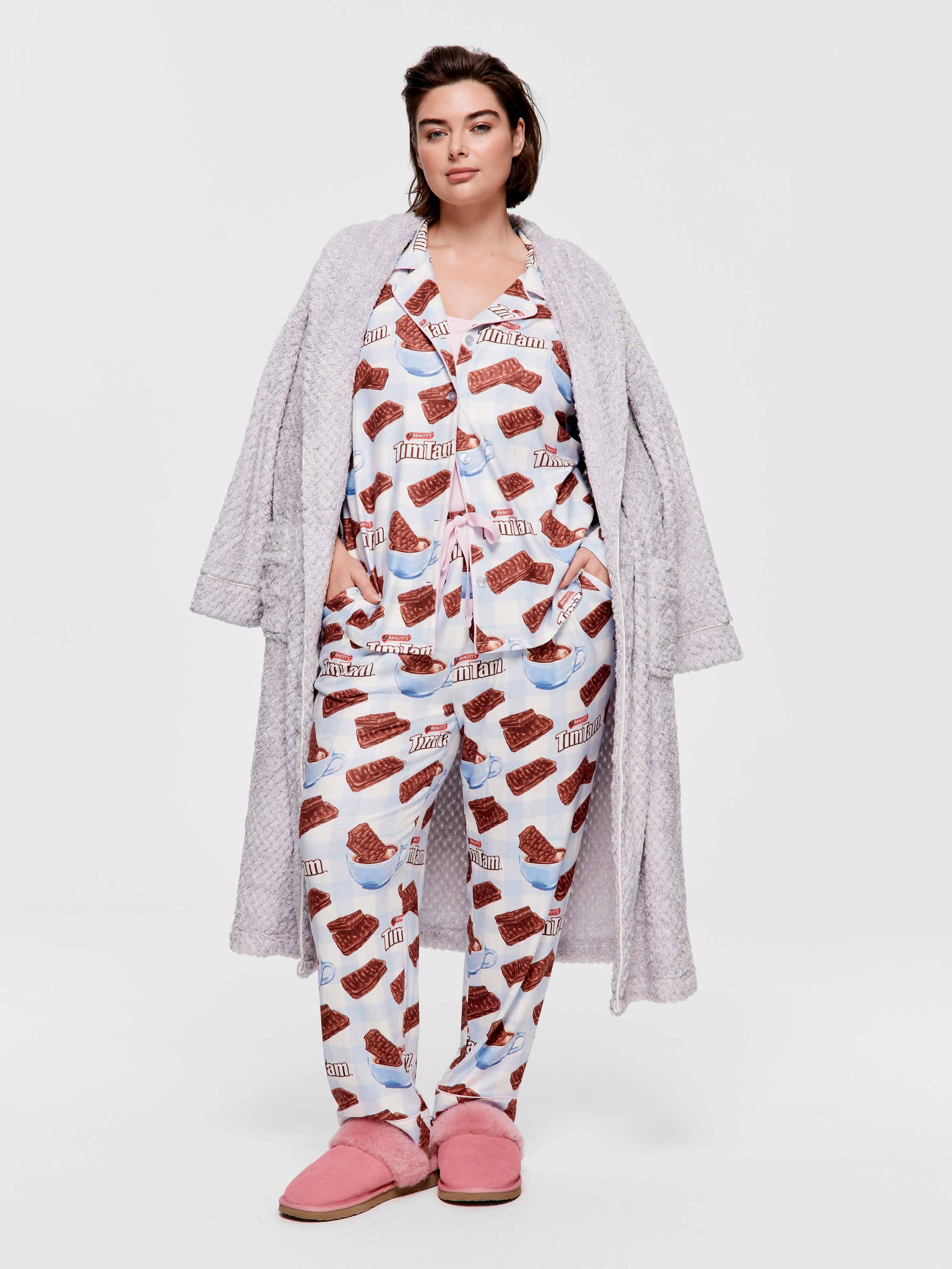 P.A. Plus Arnott's Tim Tam Plush Long Pj Set