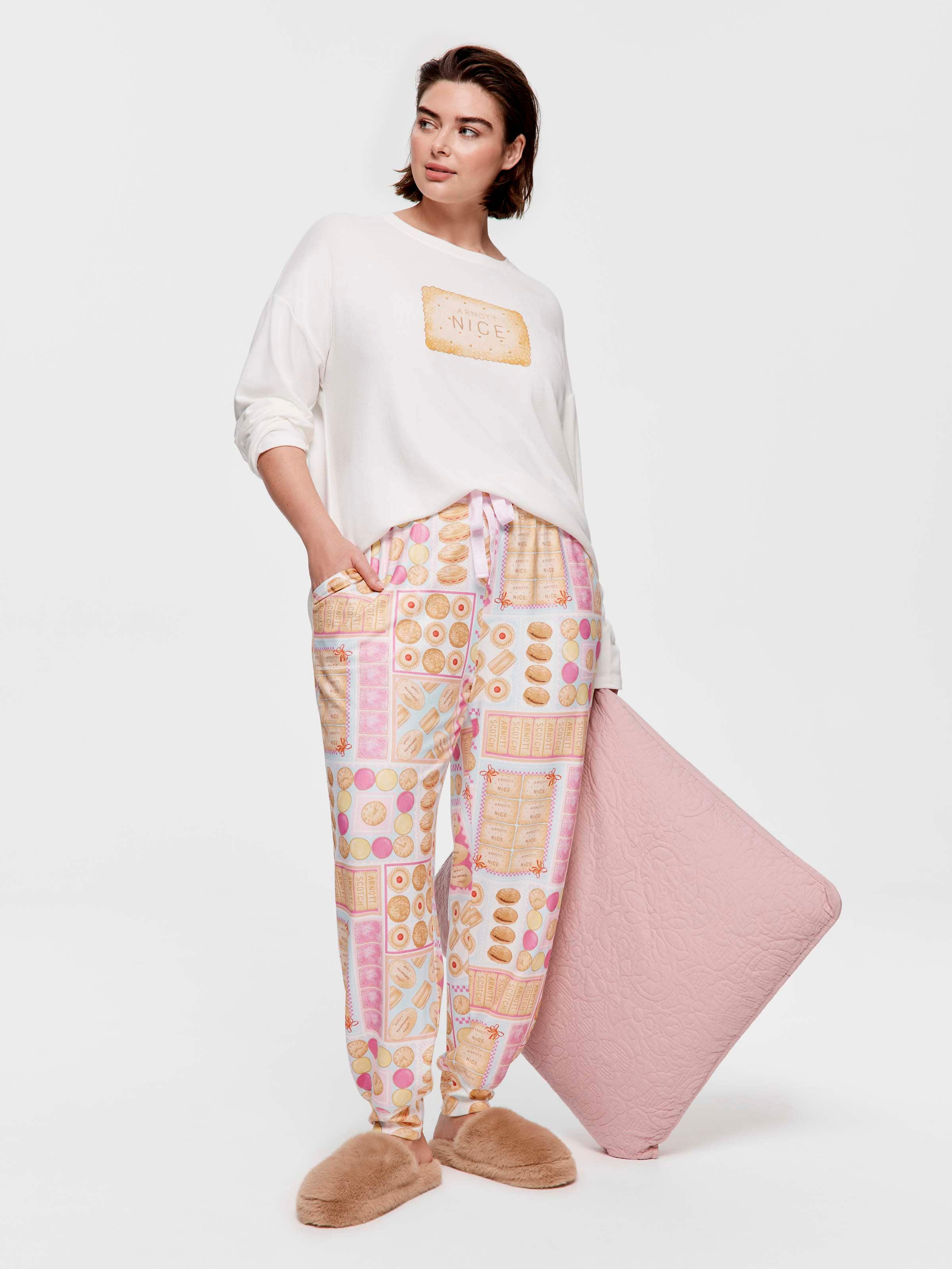 P.A. Plus Arnott's Biscuits Plush Easy Pj Pant