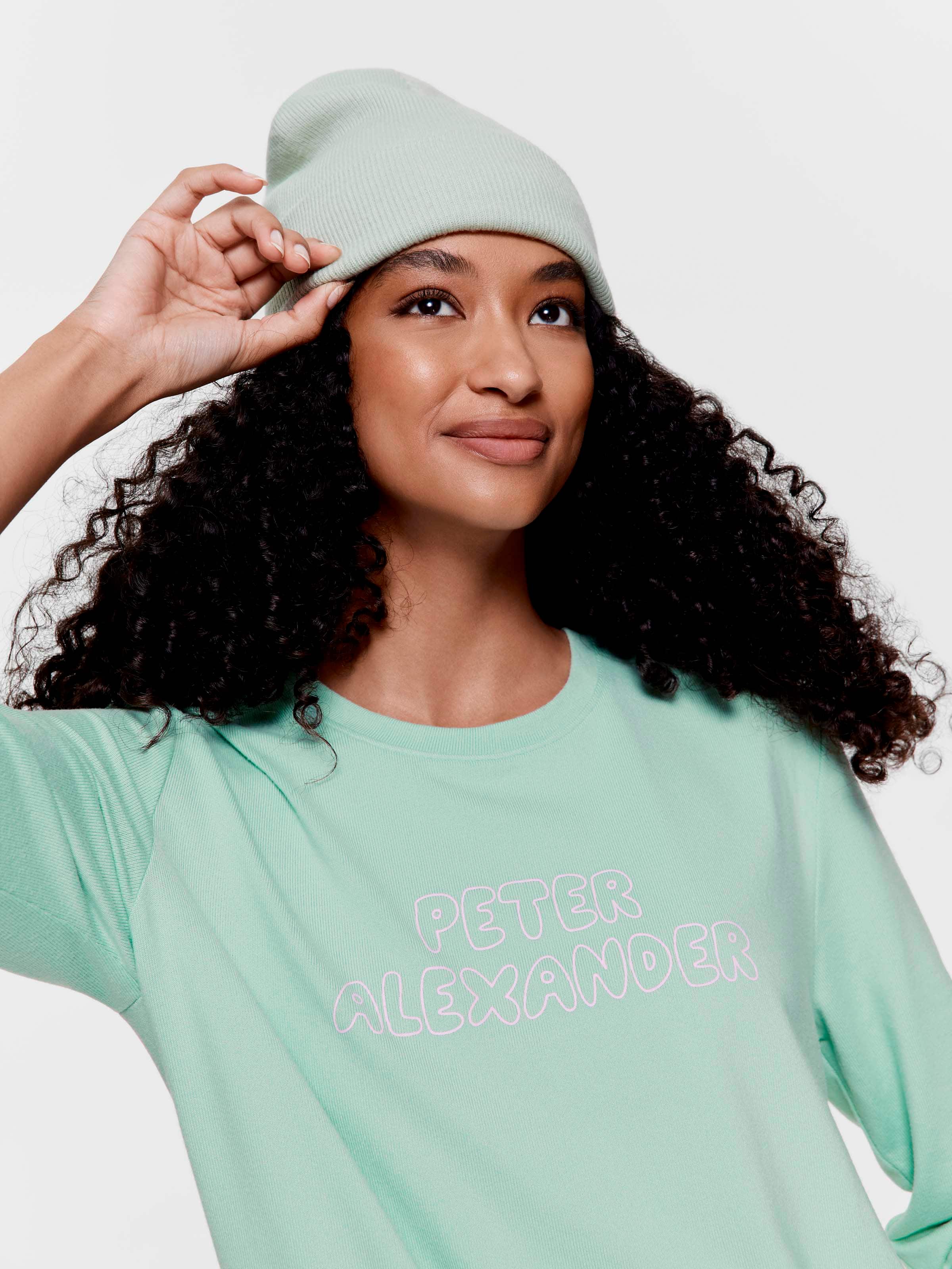 Sage Logo Plush Sweater