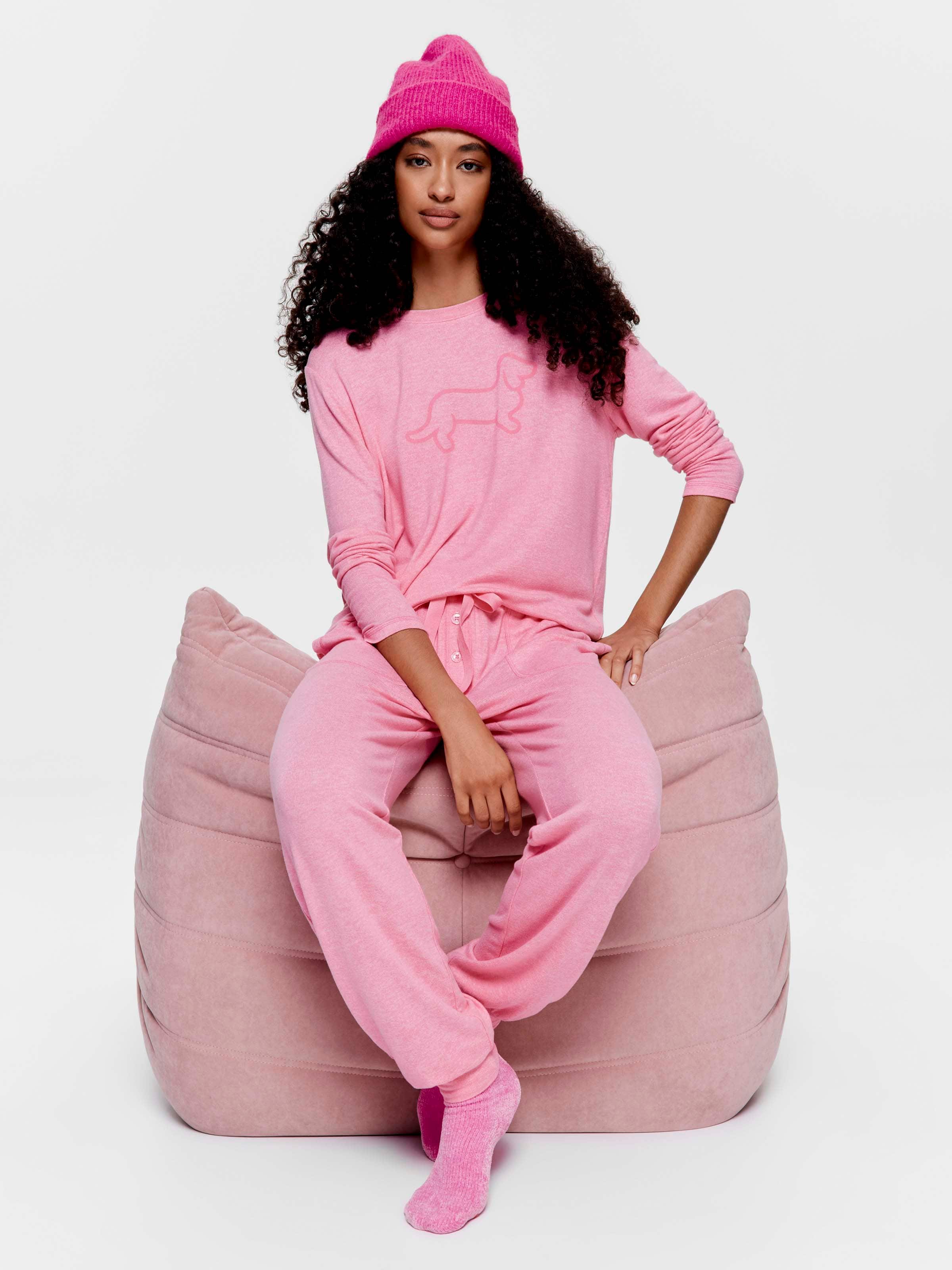 Watermelon Fuzzy Easy Pj Pant