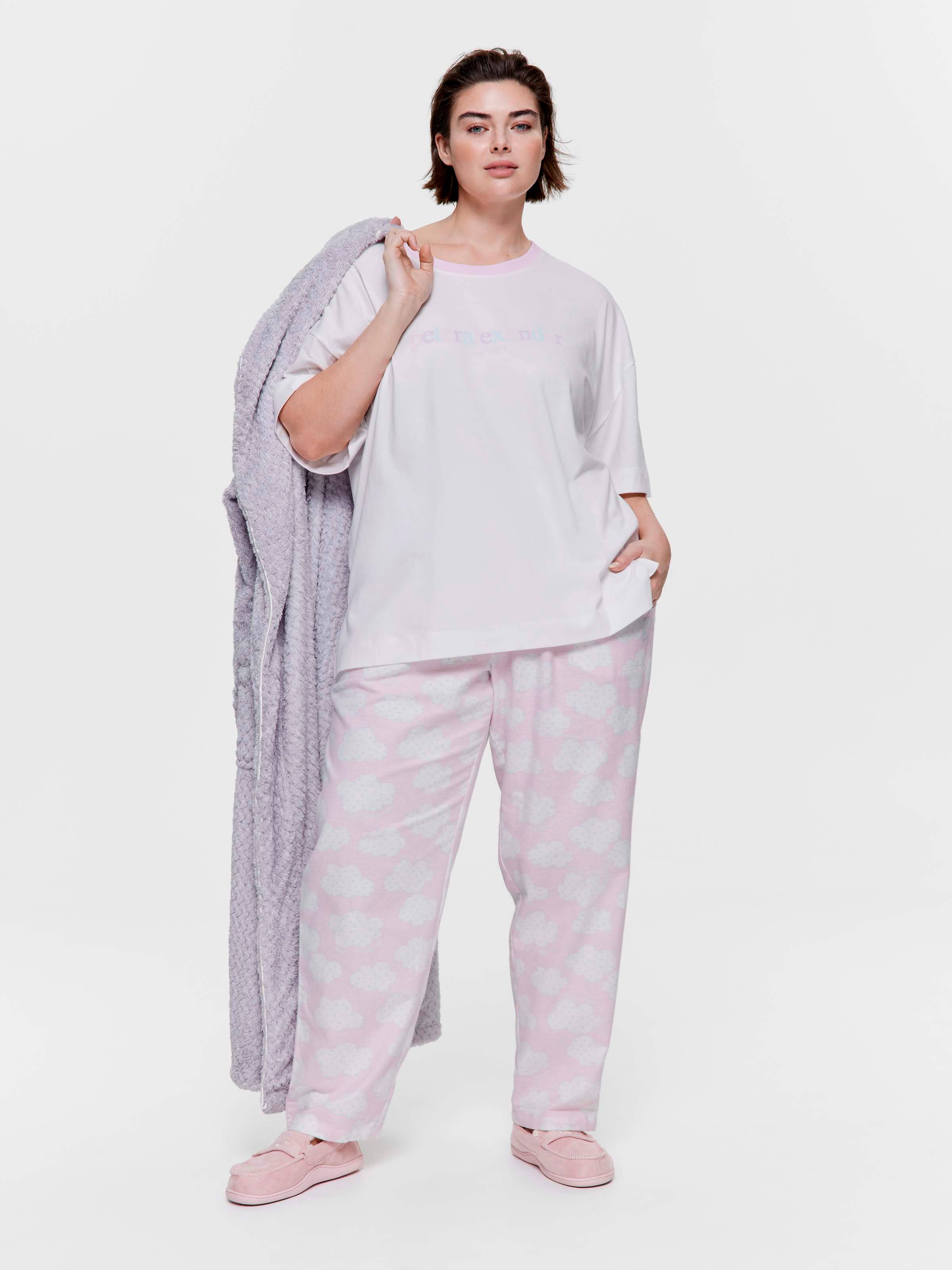 P.A. Plus Cream Heritage Oversized Tee