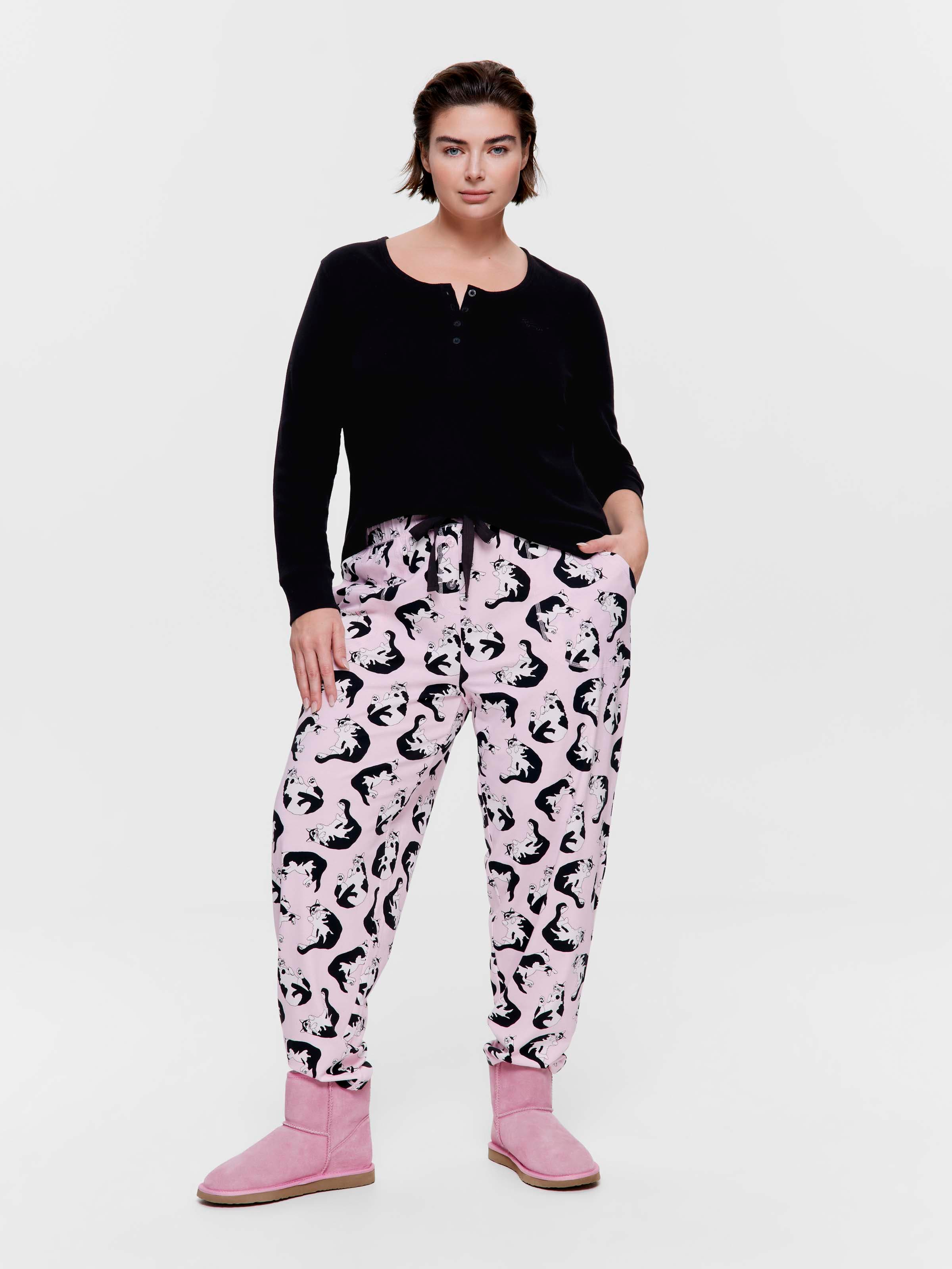 P.A. Plus Cats Rule Tapered Pj Pant