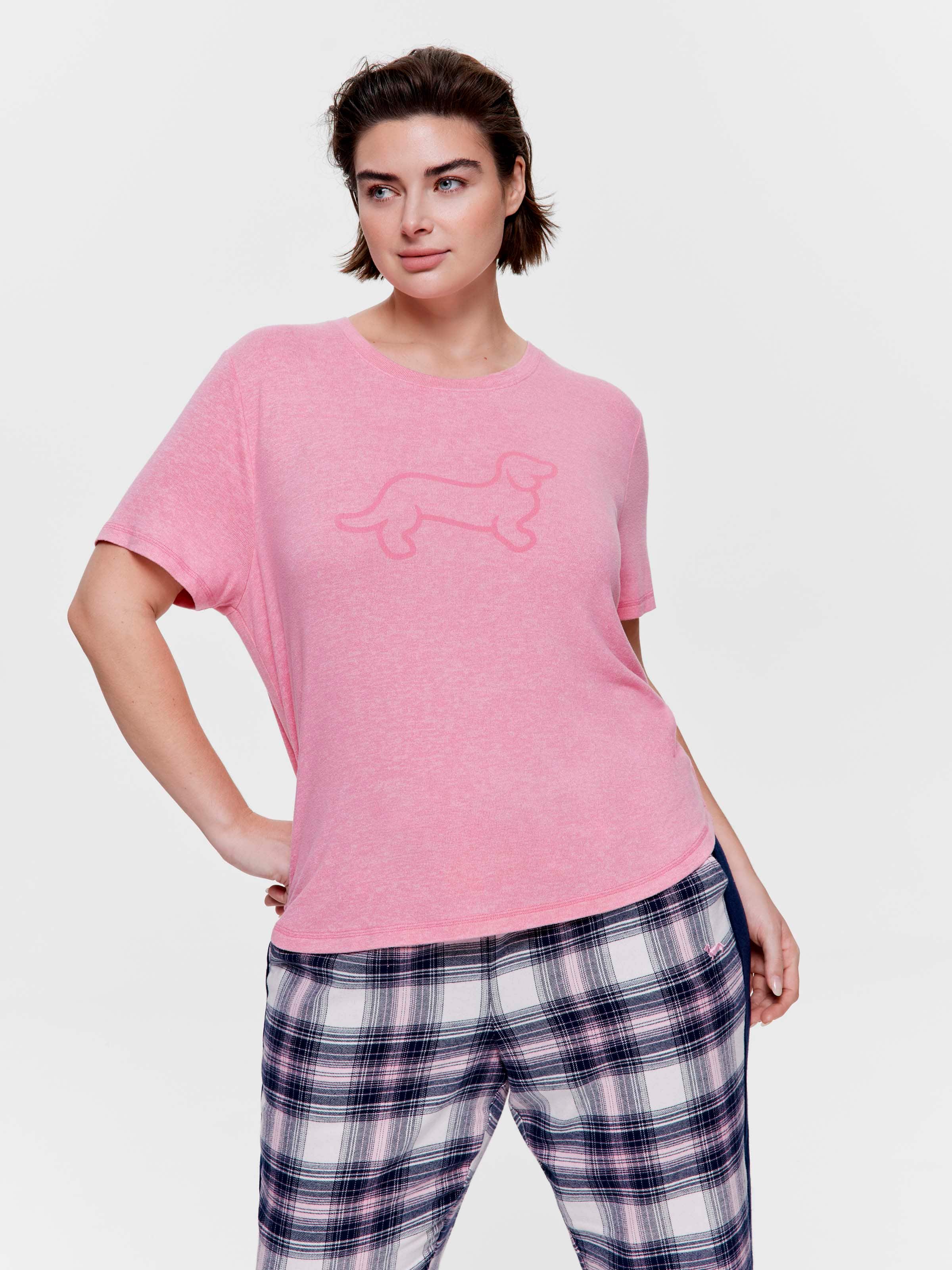 P.A. Plus Watermelon Fuzzy Tee