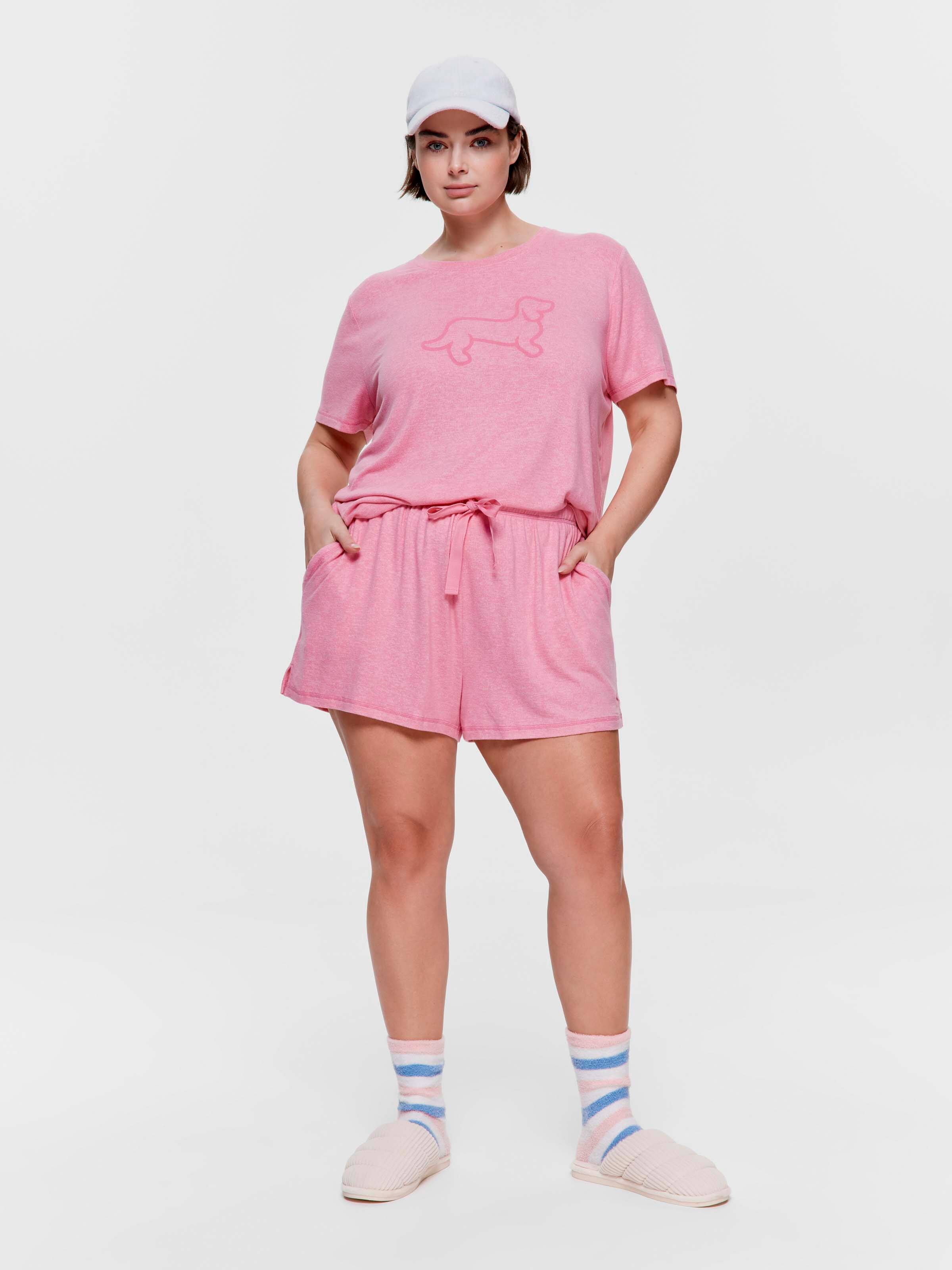 P.A. Plus Watermelon Fuzzy Mini Short
