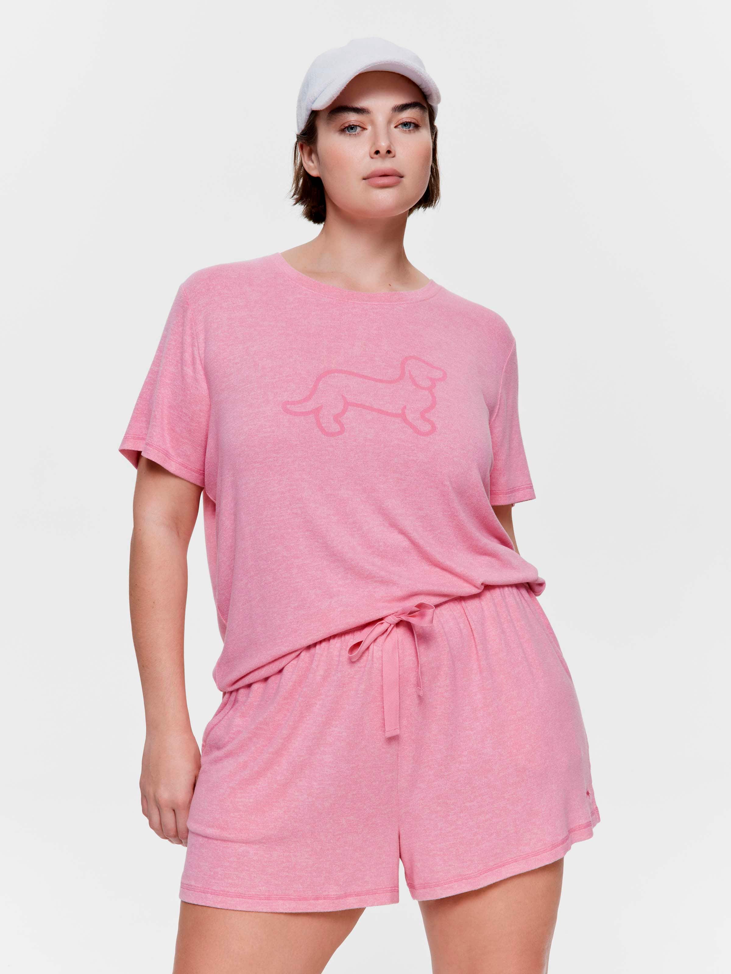 P.A. Plus Watermelon Fuzzy Mini Short