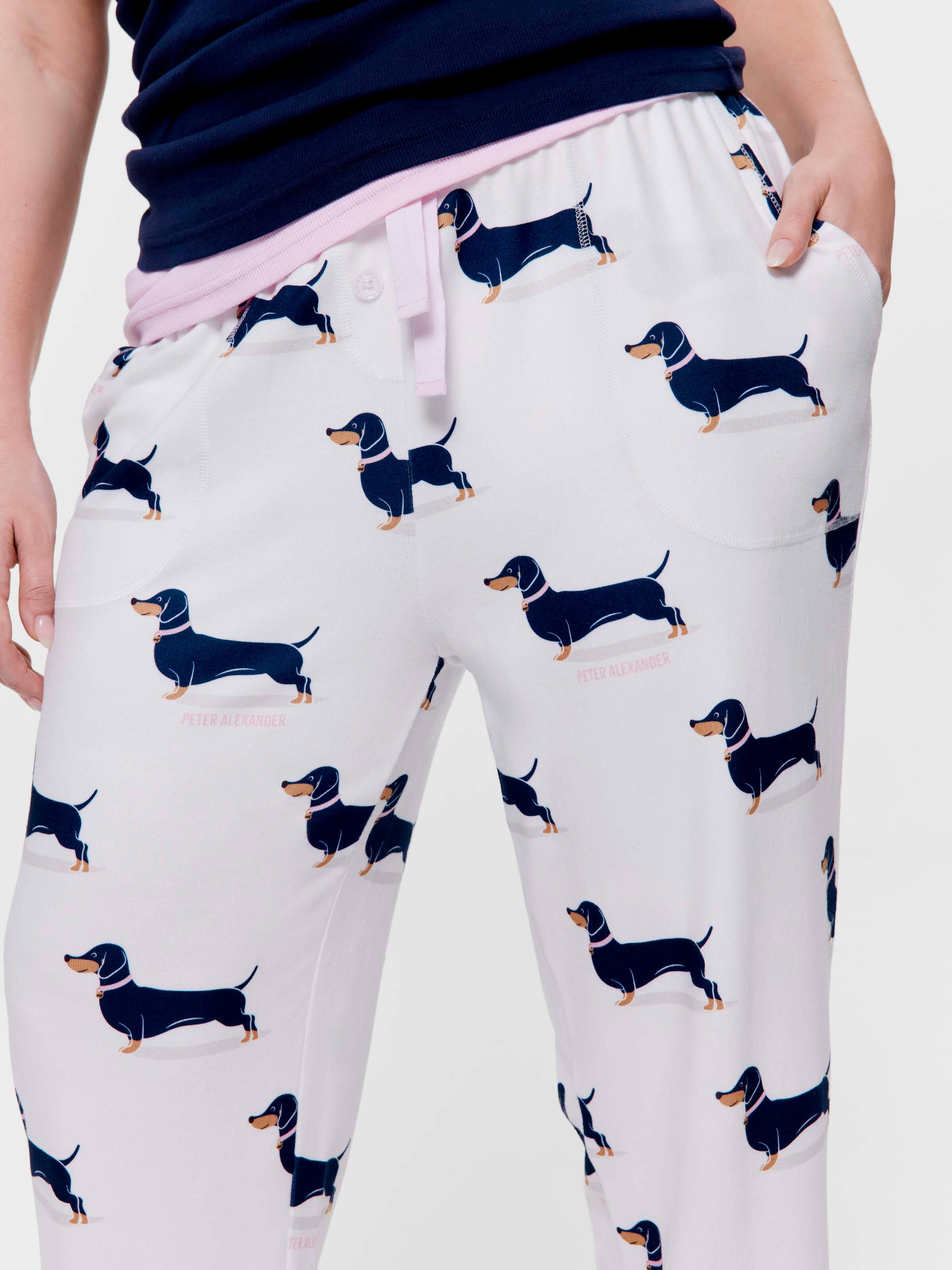P.A. Plus Dachshund Plush Easy Pj Pant
