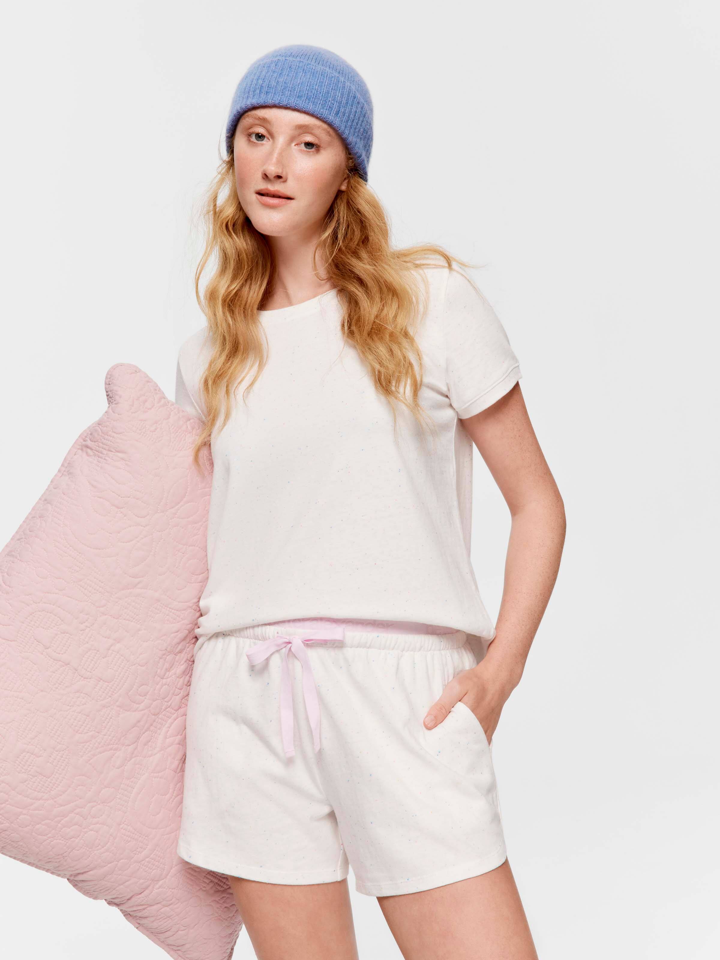 Speckle 100% Cotton Sporty Short