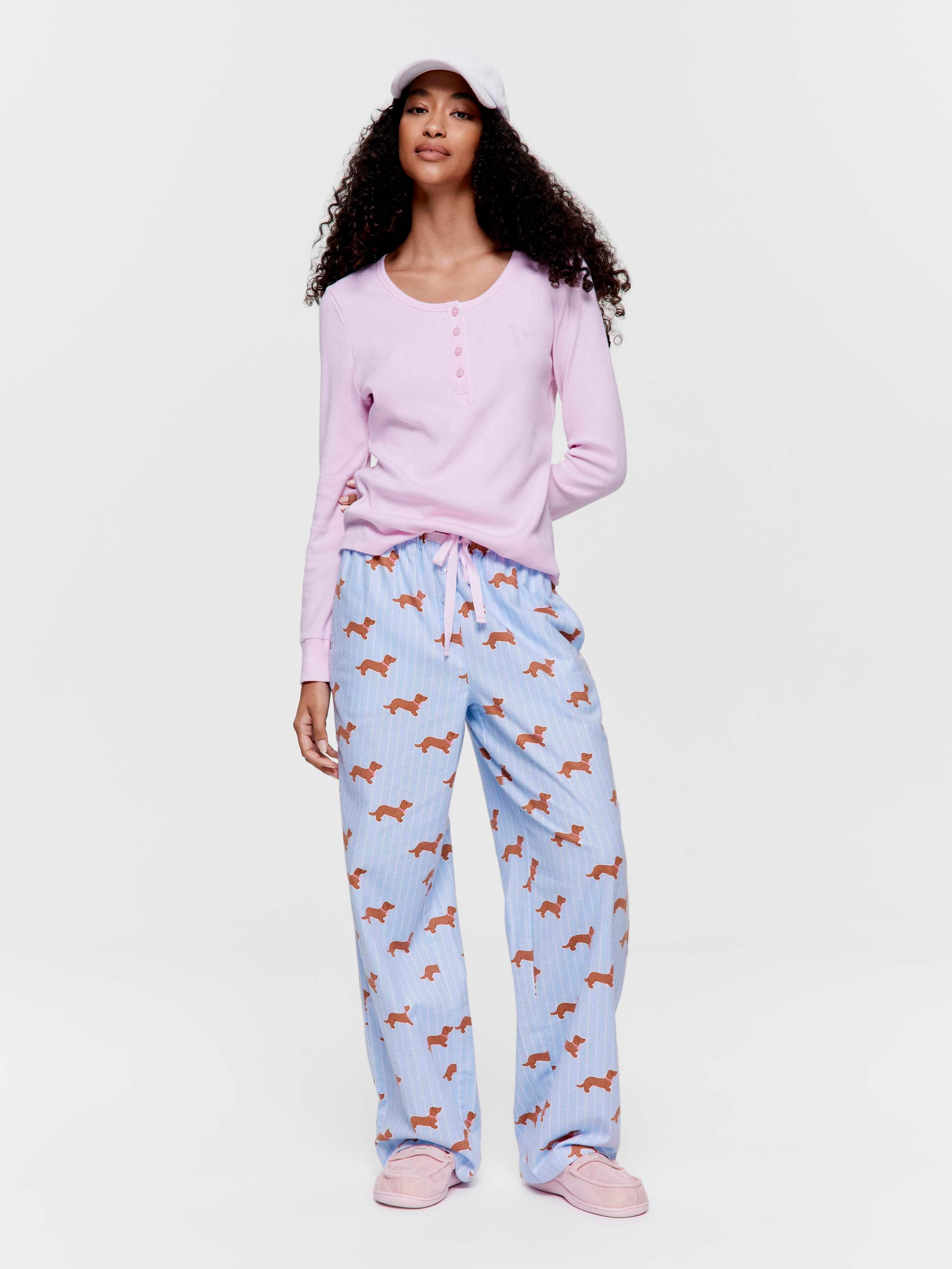Penny Stripe 100% Cotton Flannelette Classic Pj Pant