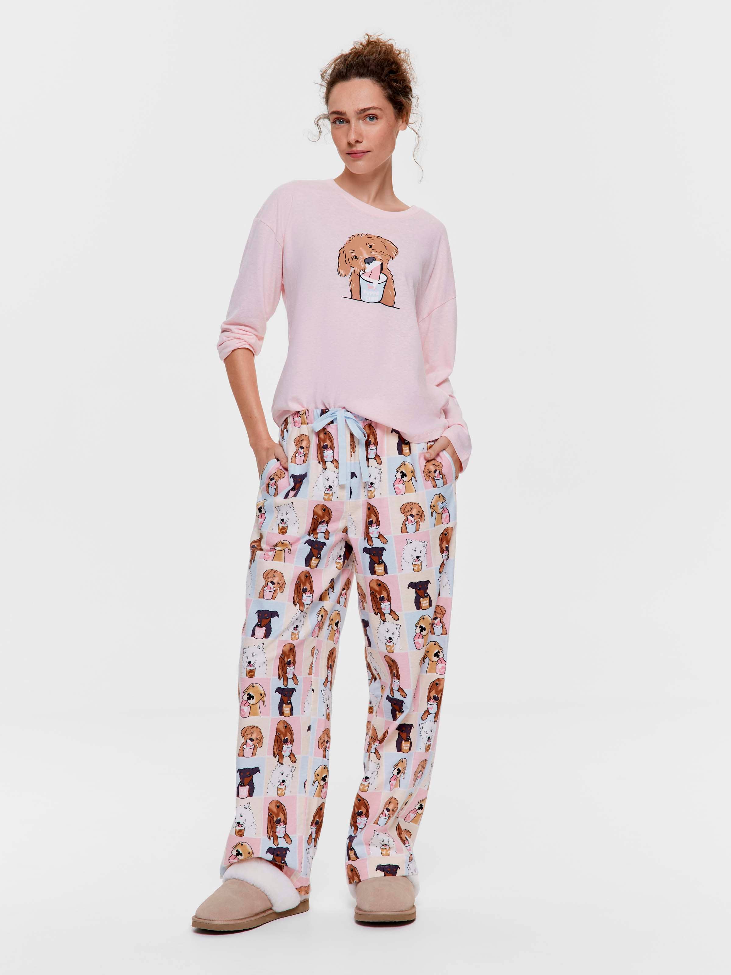 Puppuccino 100% Cotton Flannelette Classic Pj Pant